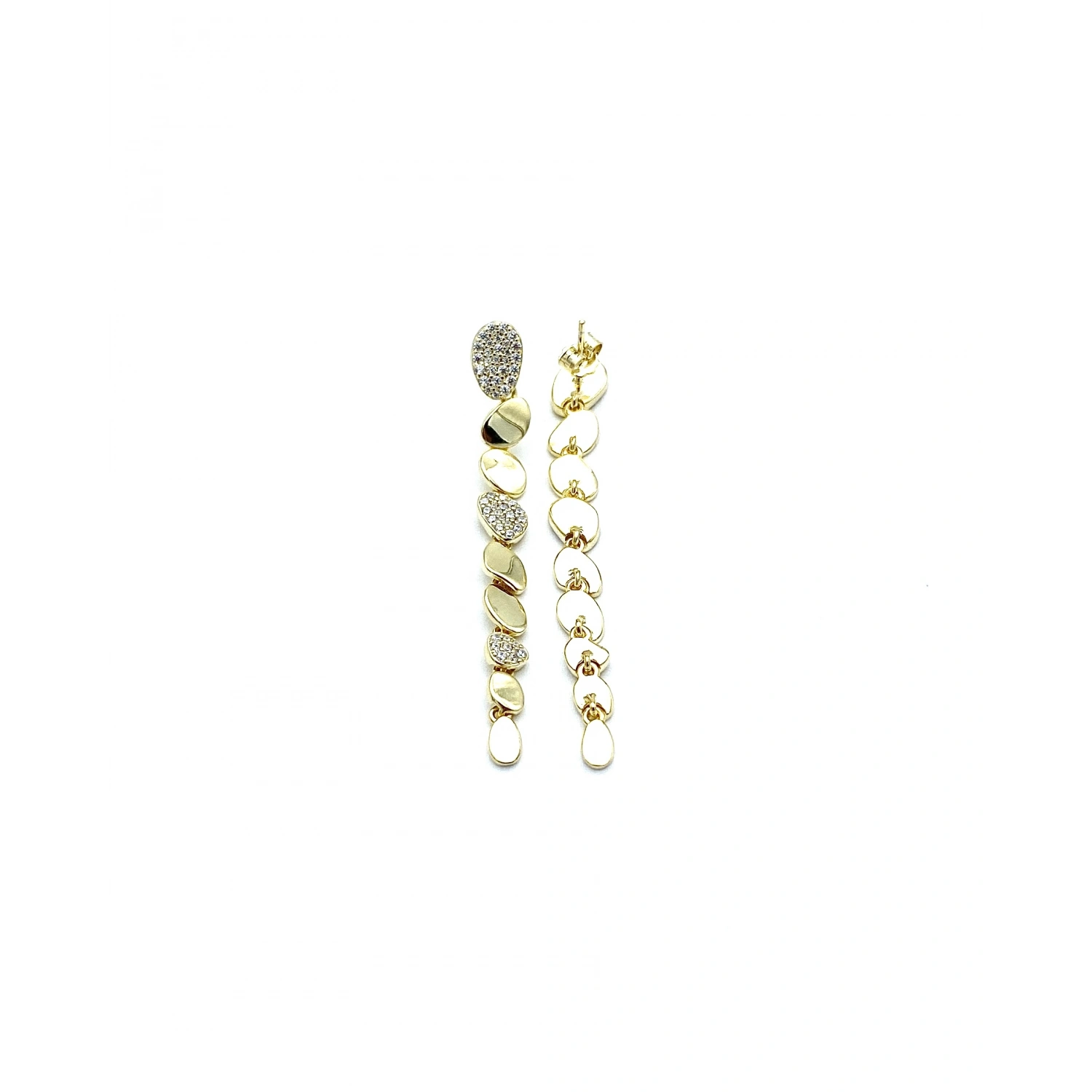 Monaco Pebbles Uzun Küpe