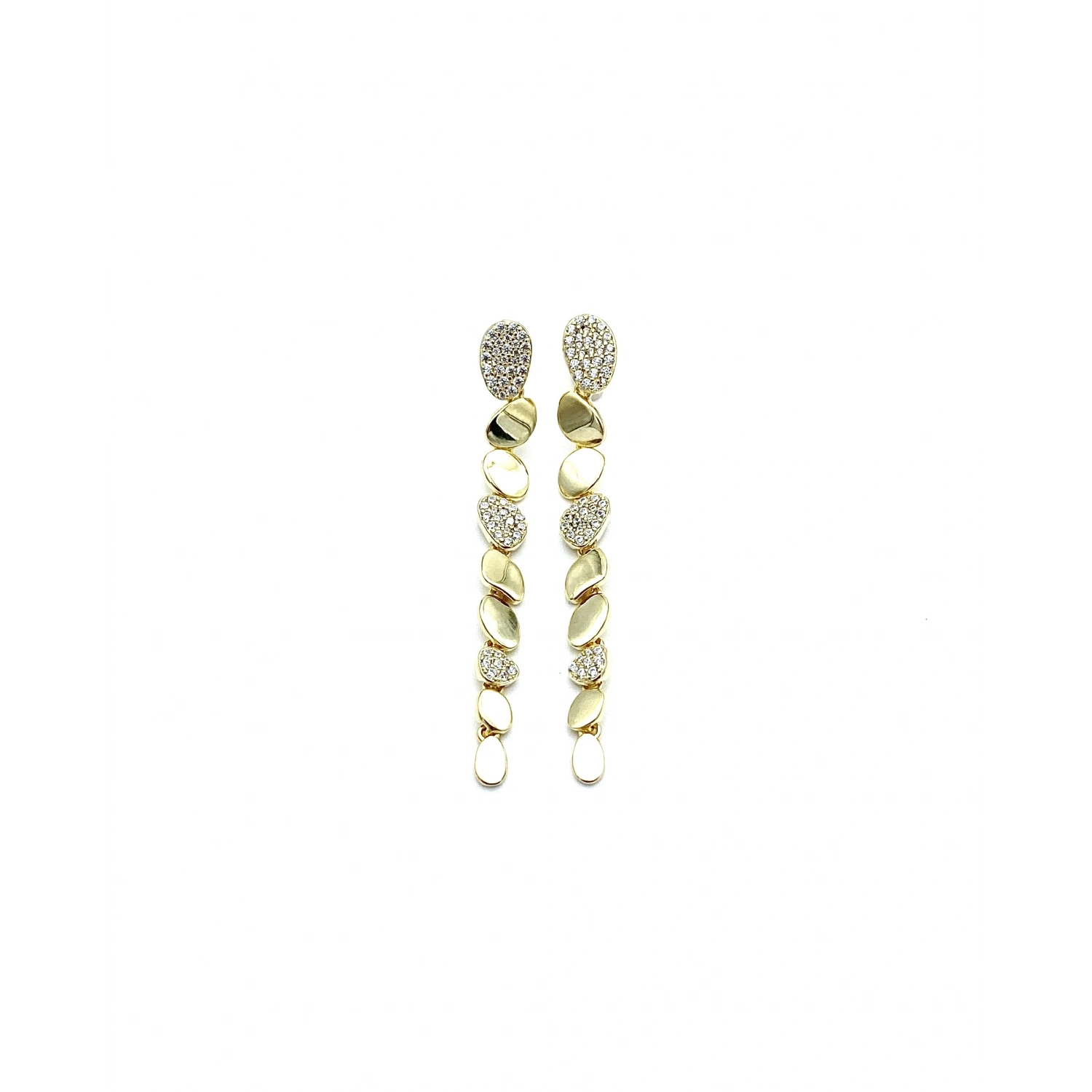 Monaco Pebbles Uzun Küpe
