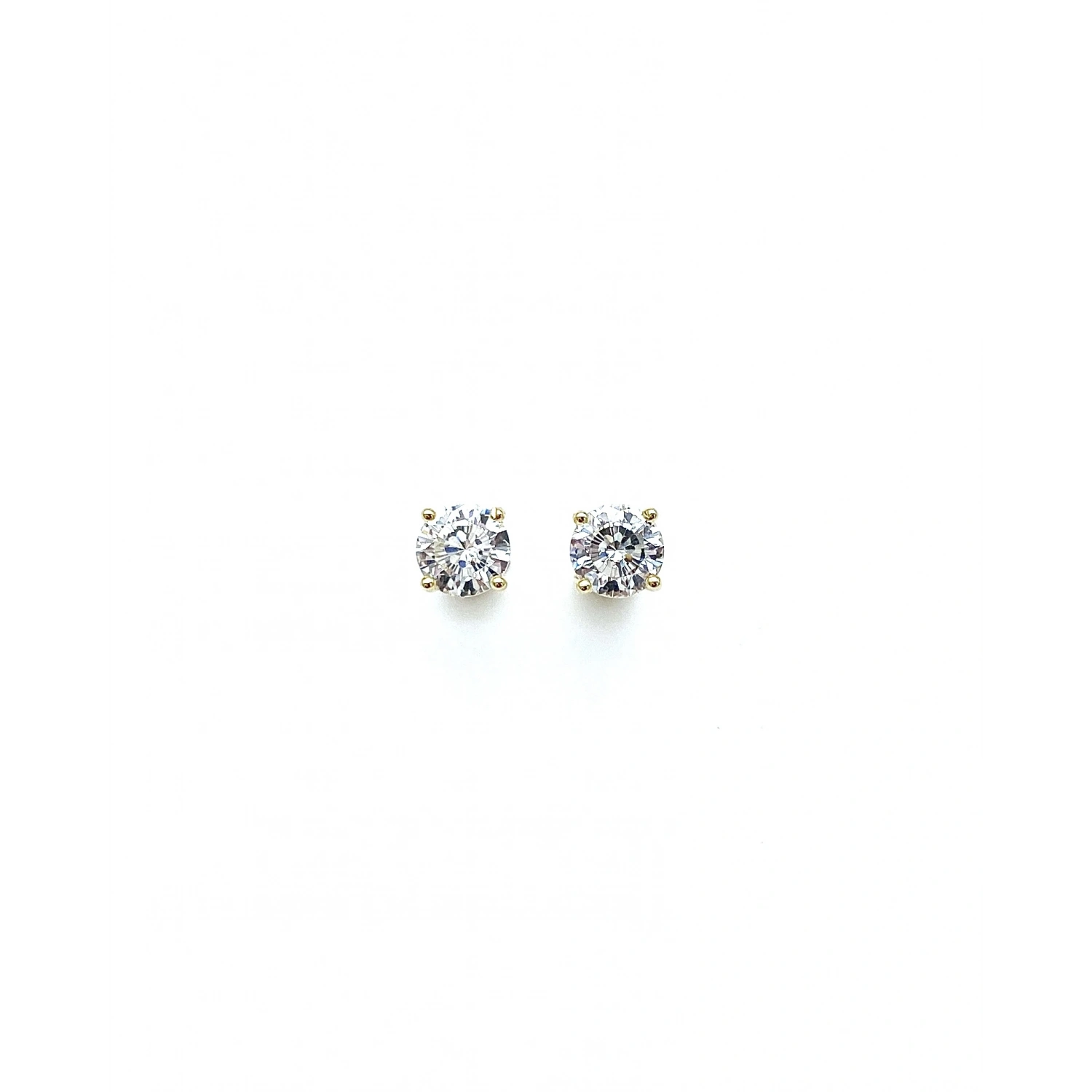 Mozanit 1,25ct Tektaş Küpe
