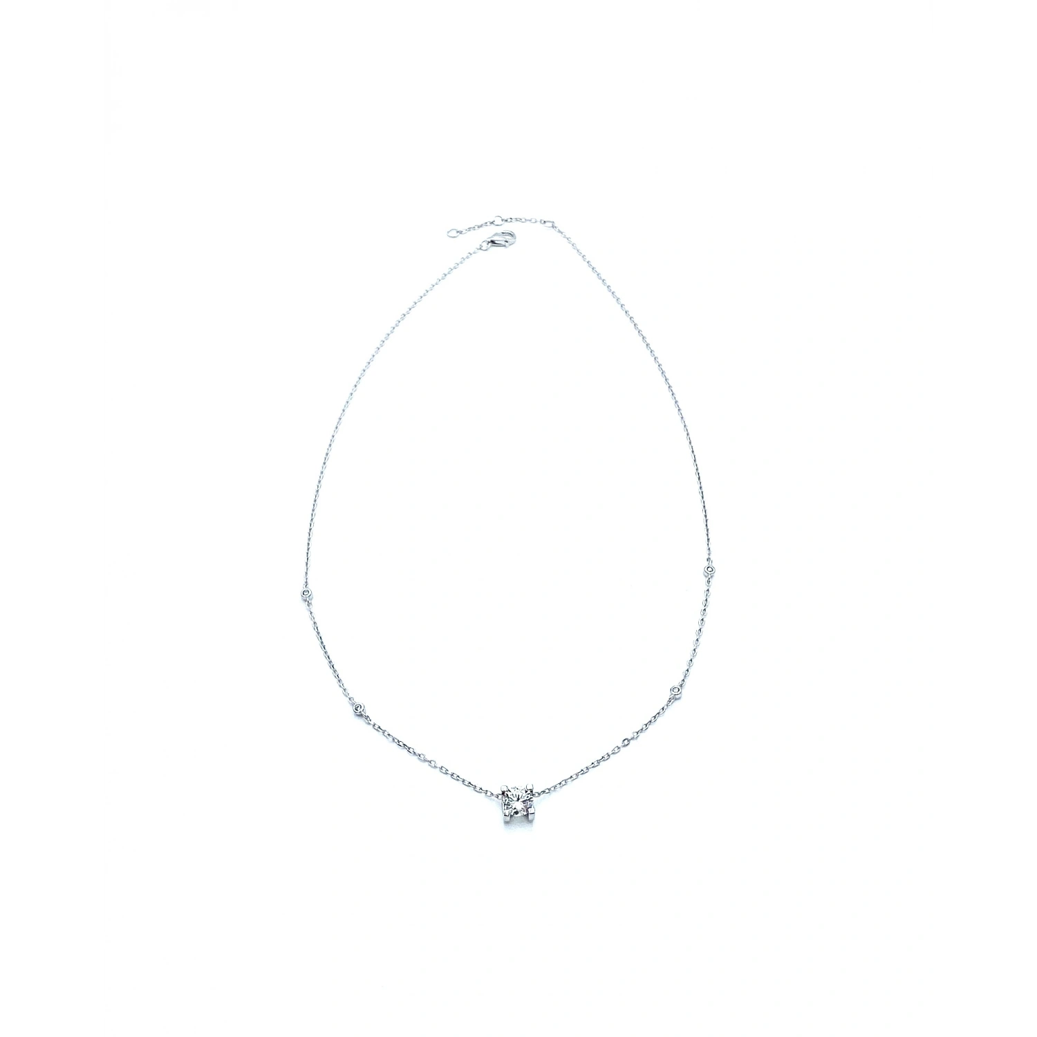 Mozanit 1ct C Montür Tektaş Kolye