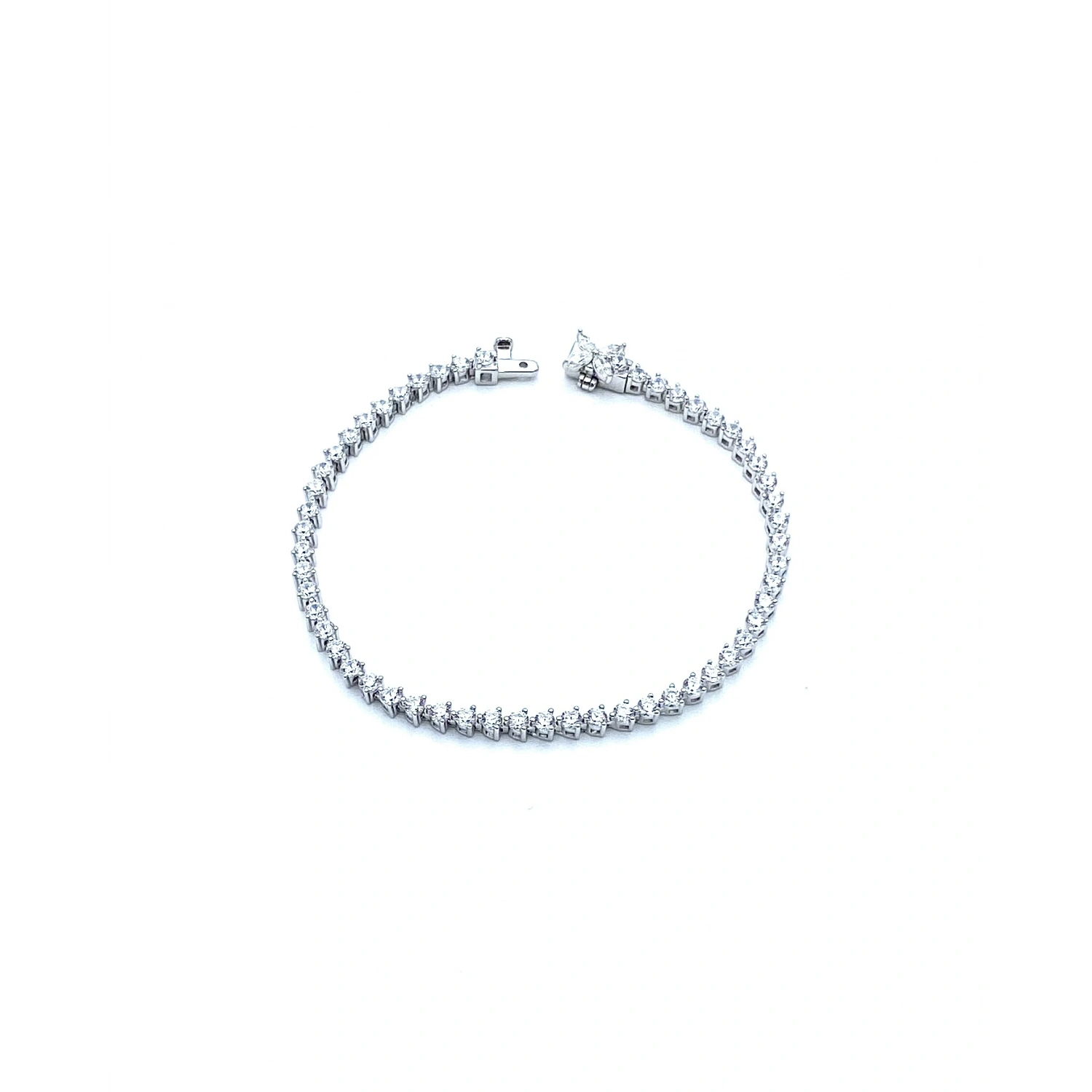 Mozanit 3 tırnak Mini Markiz Suyolu Bileklik