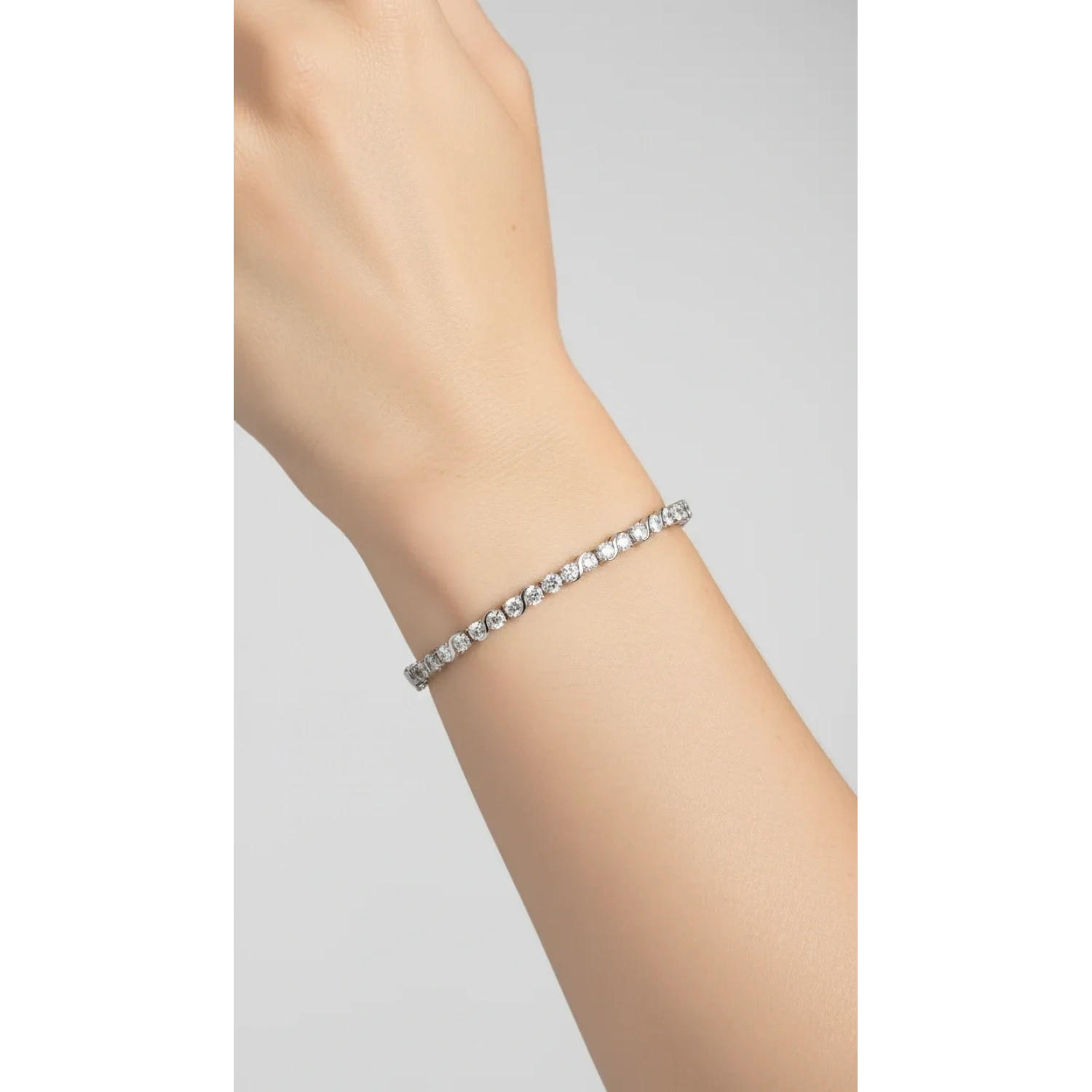 Mozanit 3mm S Suyolu Bileklik