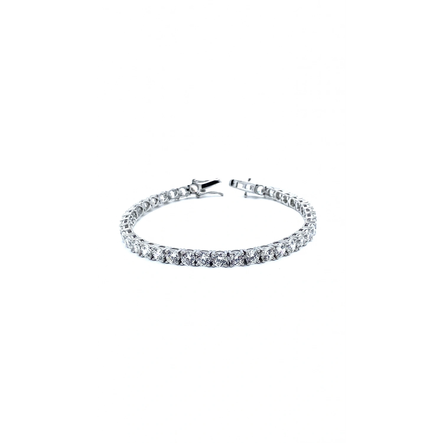 Mozanit 4mm Suyolu Bileklik