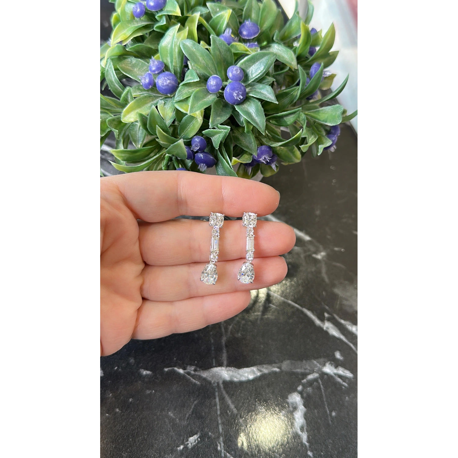 Mozanit Damla Di Laura Küpe