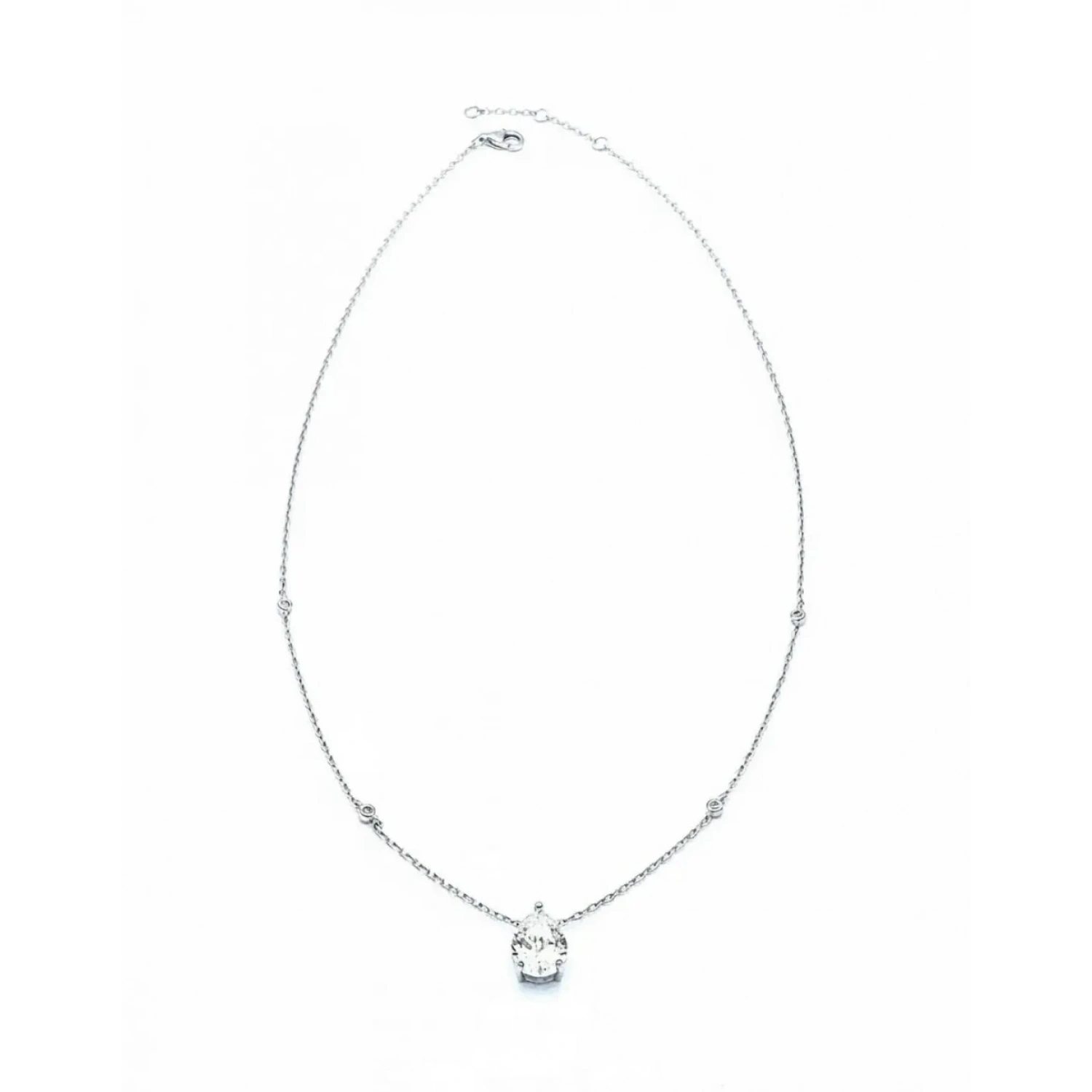 Mozanit Damla Stud Kolye