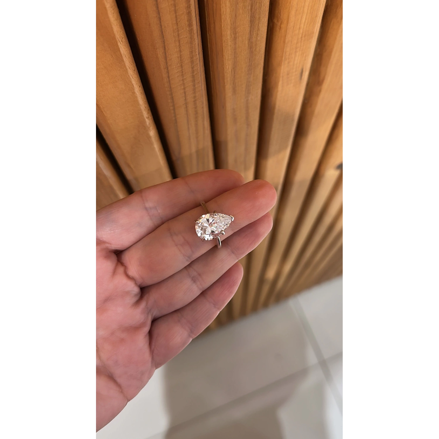 Mozanit Damla Tektaş Yüzük