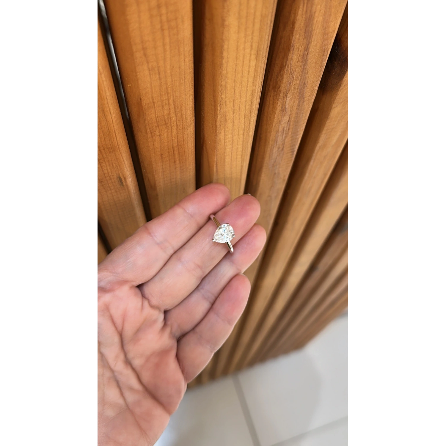 Mozanit Damla Tektaş Yüzük