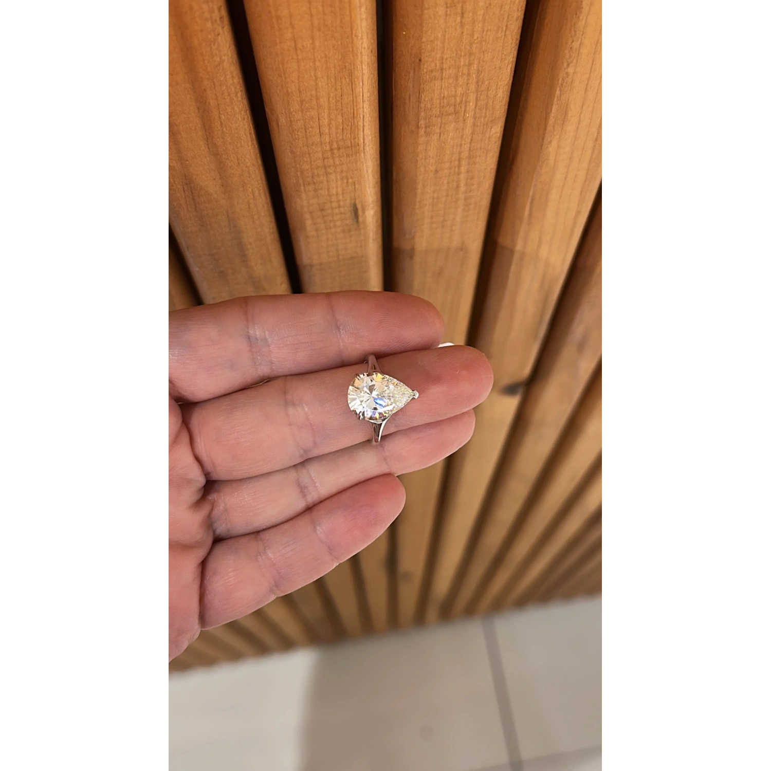 Mozanit Damla Yüzük