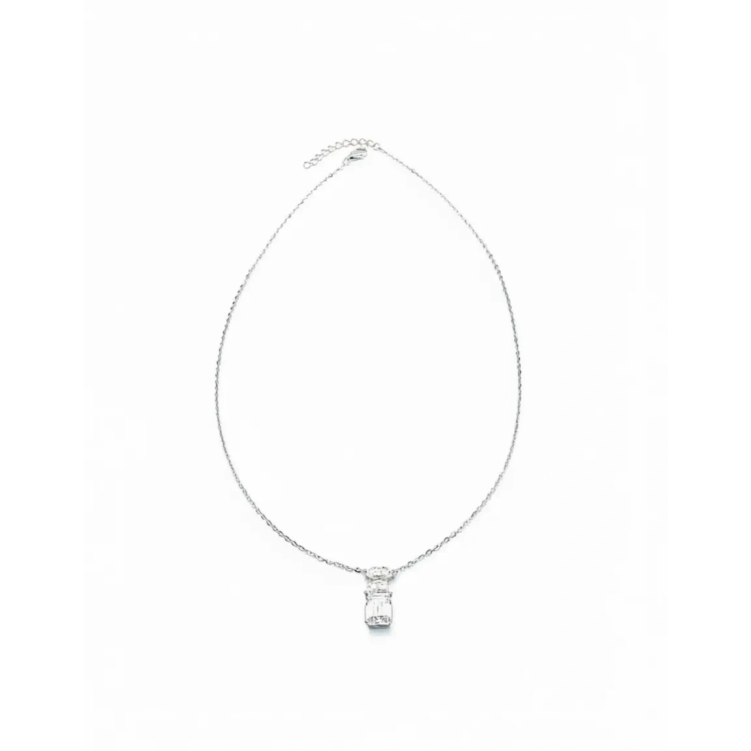 Mozanit Tria Di Markiz Oval Kolye