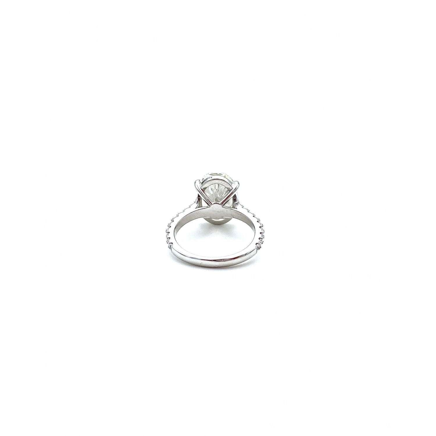Mozanit Wedding Oval Tektaş Yüzük