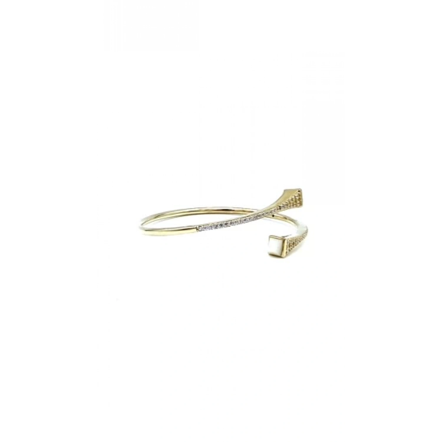 Mrl Beyaz Sedef Full Taşlı Kelepçe