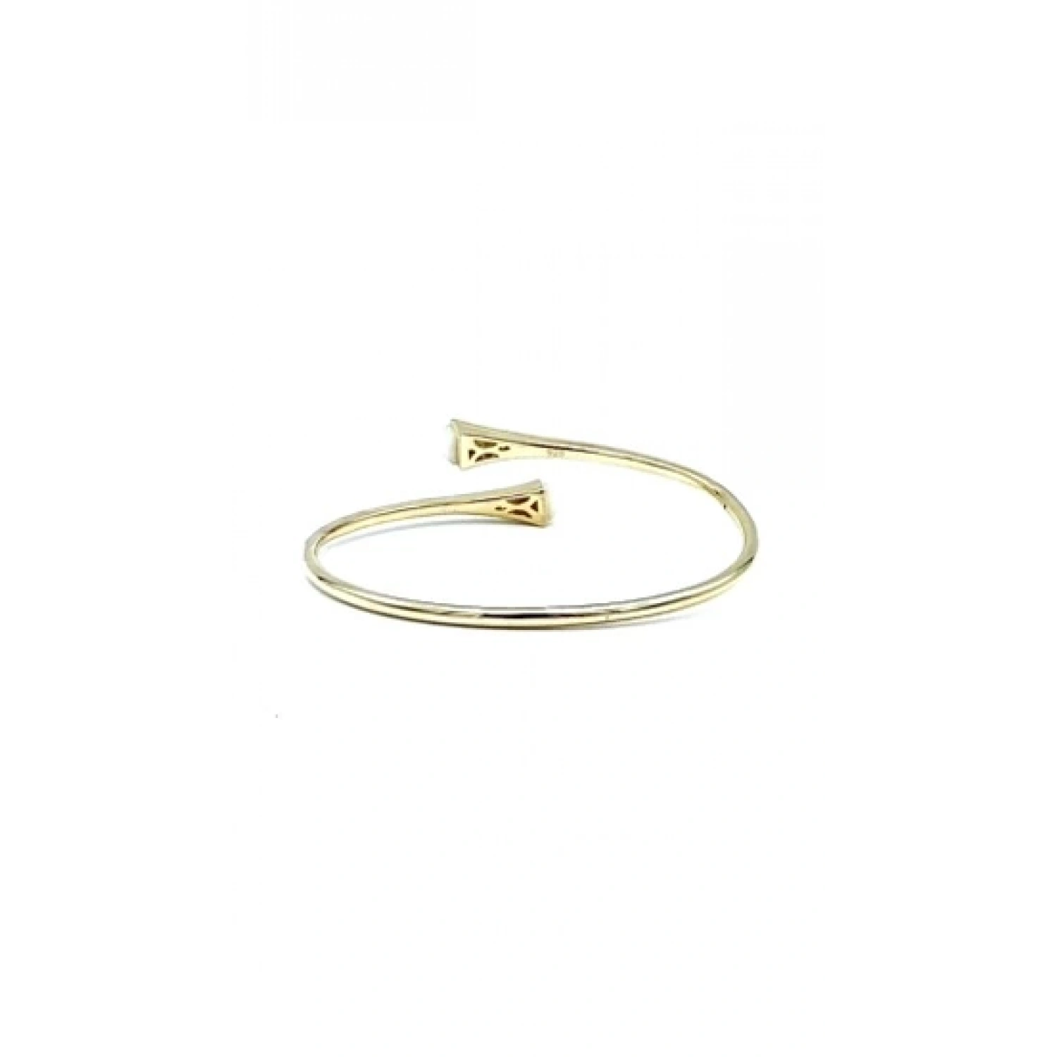 Mrl Beyaz Sedef Full Taşlı Kelepçe