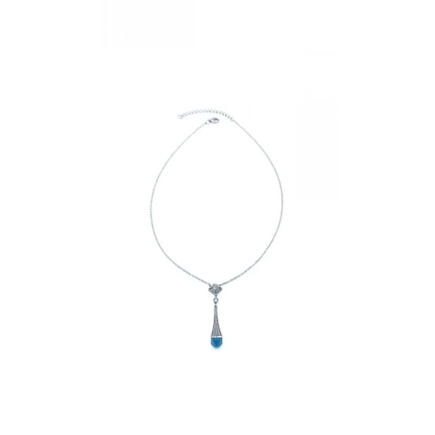 MRL Turkuaz Taşlı Kolye