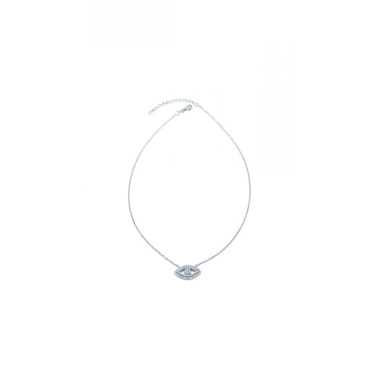 Nötr Taşlı Göz Kolye