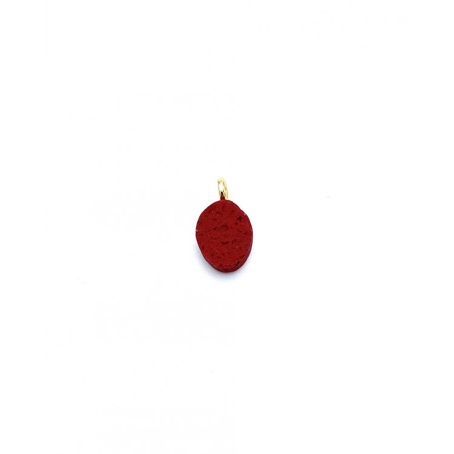 Oval Mercan Kolye Ucu
