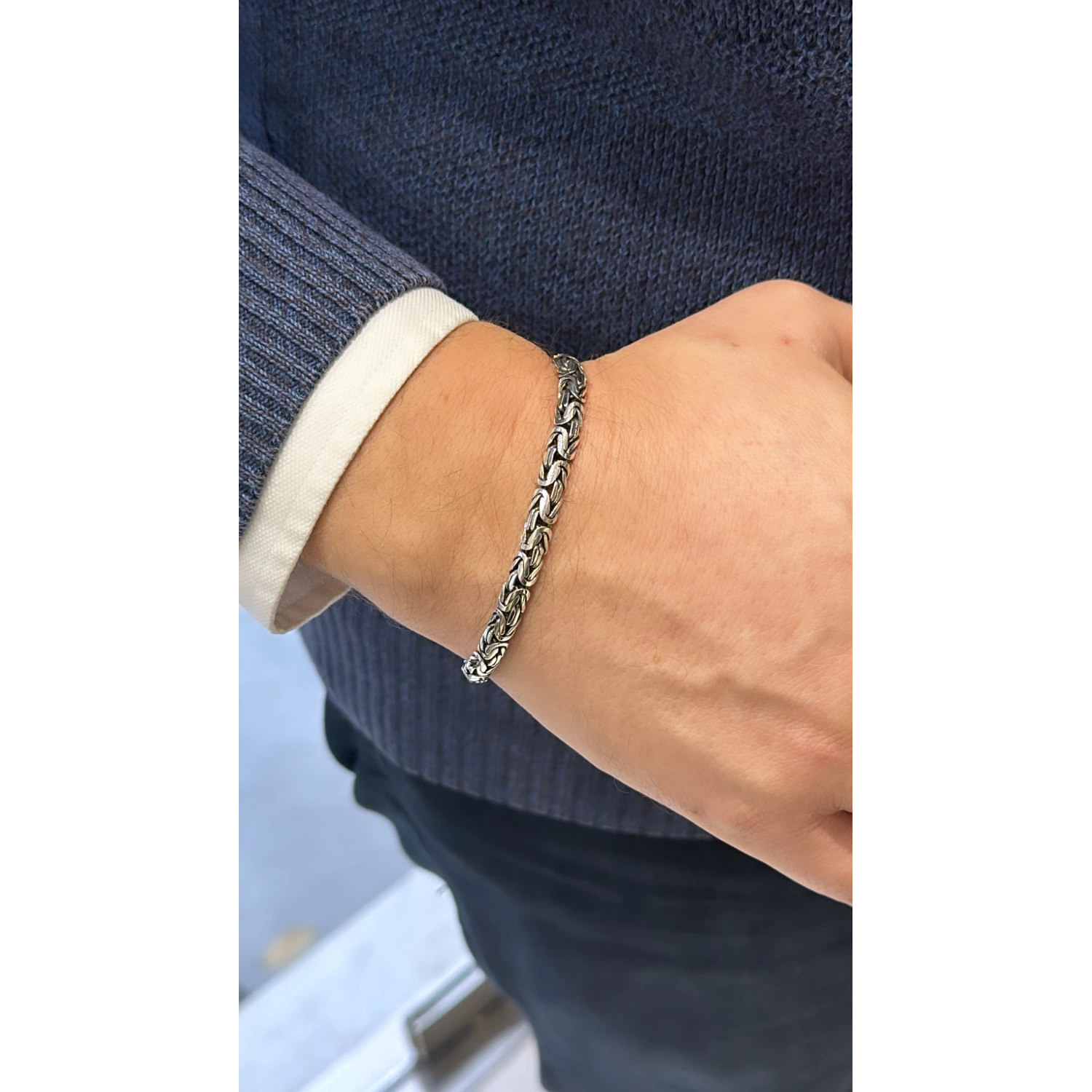 Paris Erkek Zincir Bileklik