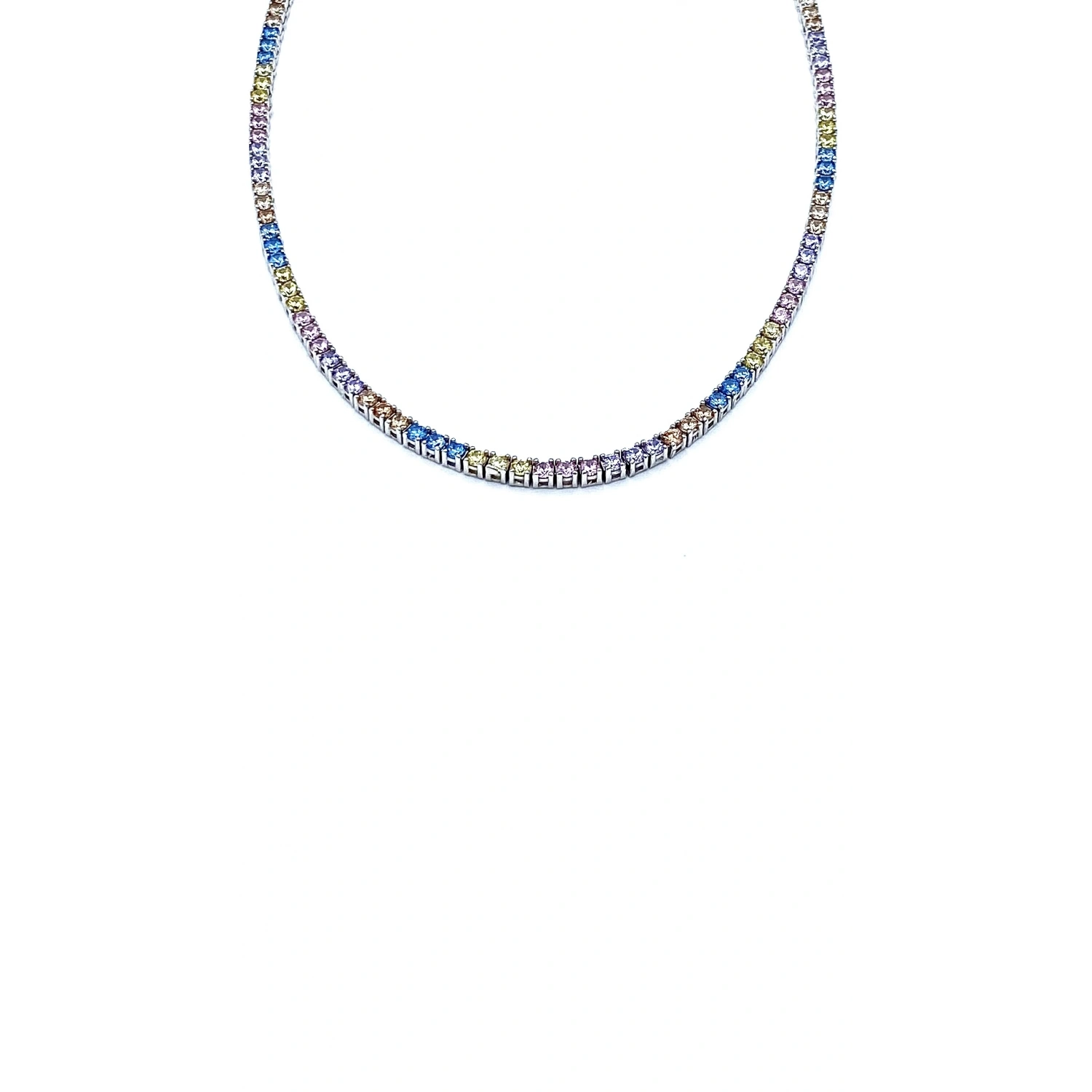 Pastel Rainbow 2.5mm Suyolu Kolye