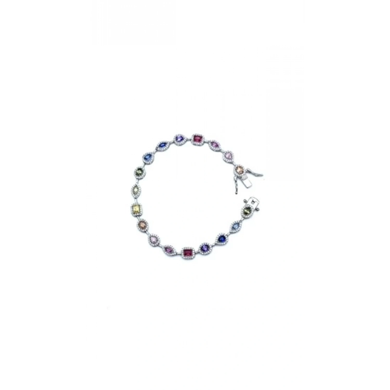 Pastel Rainbow Geo Suyolu Bileklik