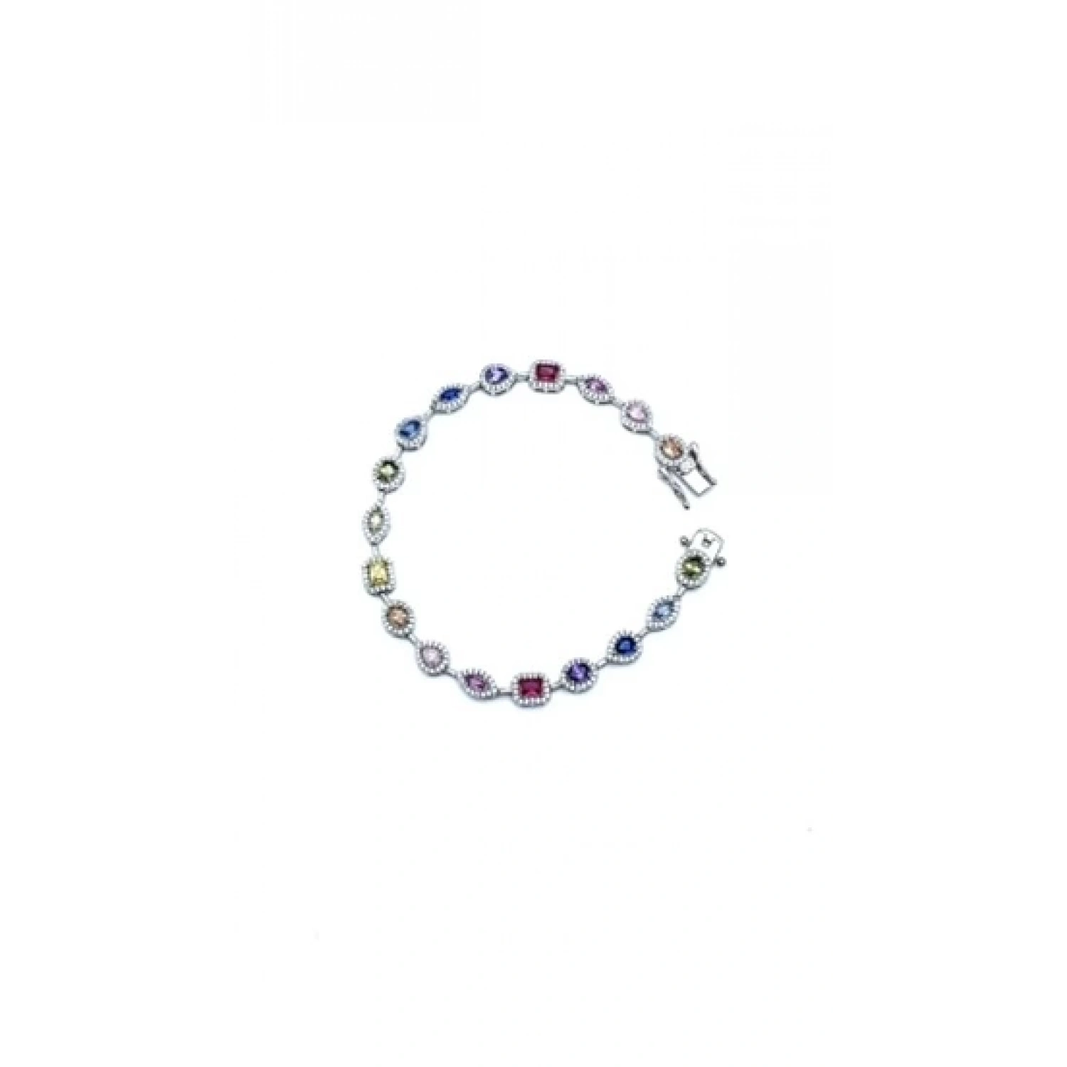 Pastel Rainbow Geo Suyolu Bileklik