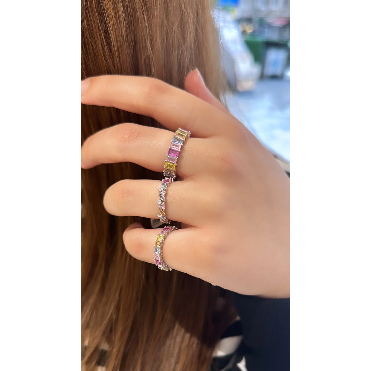 Pastel Rainbow Prenses Tamtur Yüzük