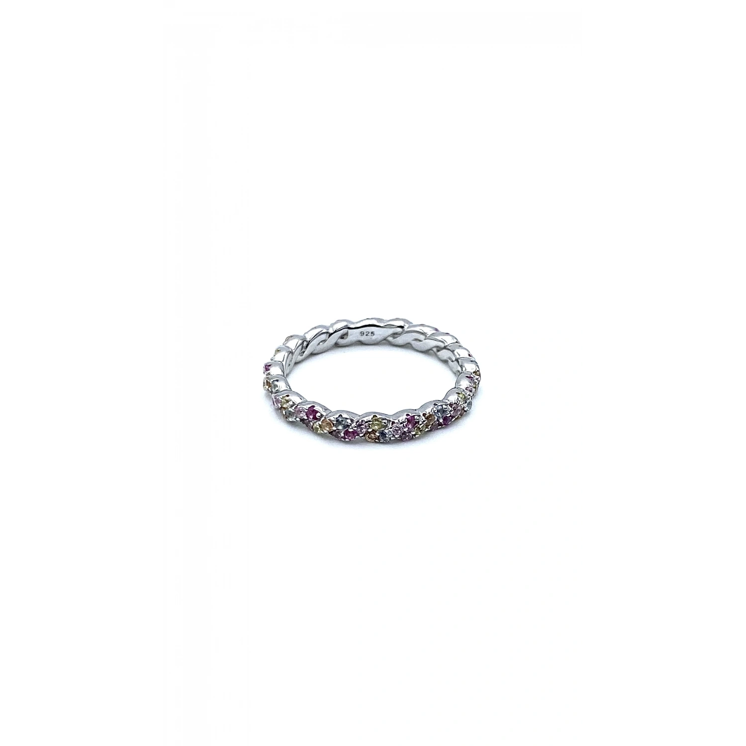 Pastel Rainbow Sarmal Tamtur Yüzük