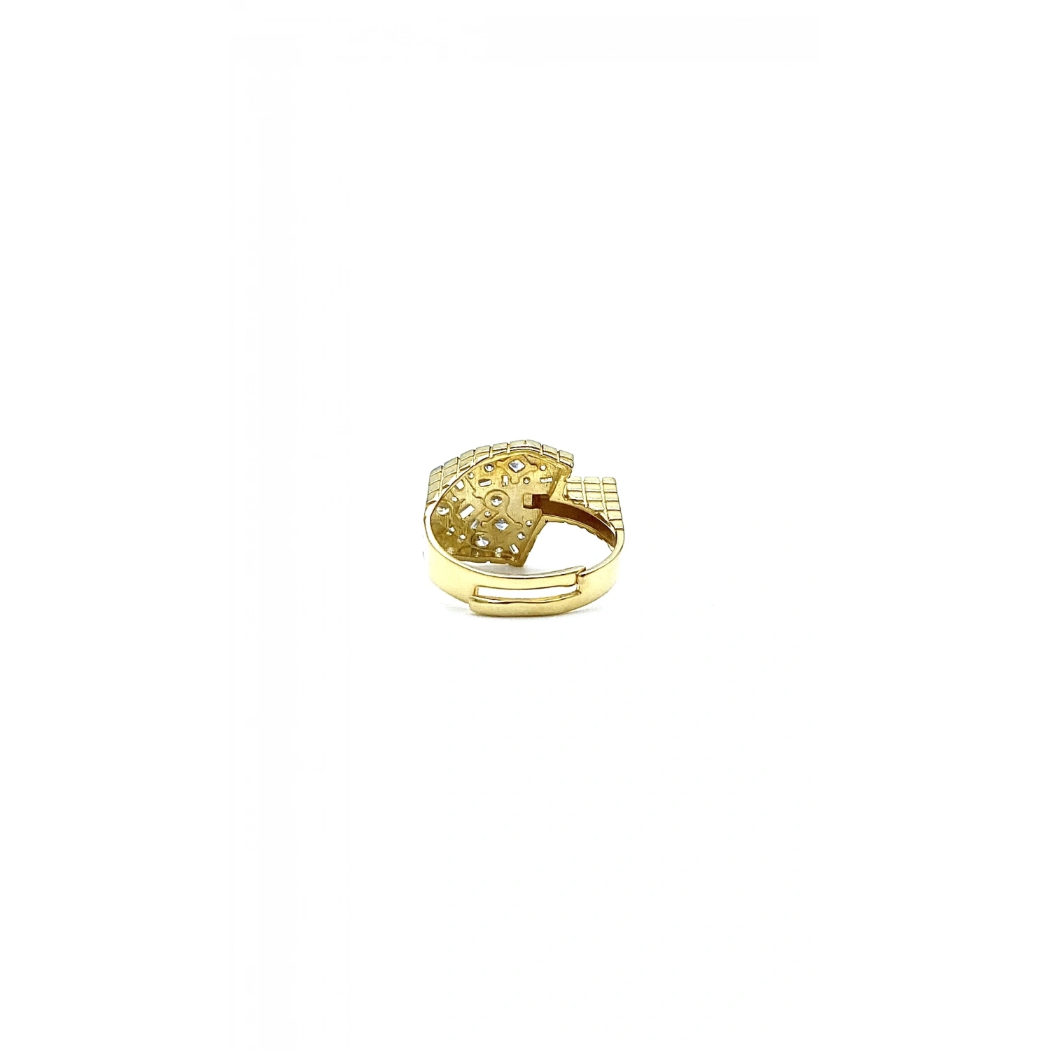 Pave Baget Mozaik Yüzük