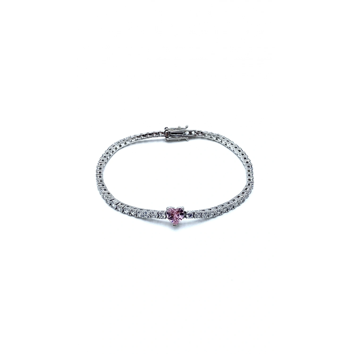 Pembe Kalp Suyolu Bileklik