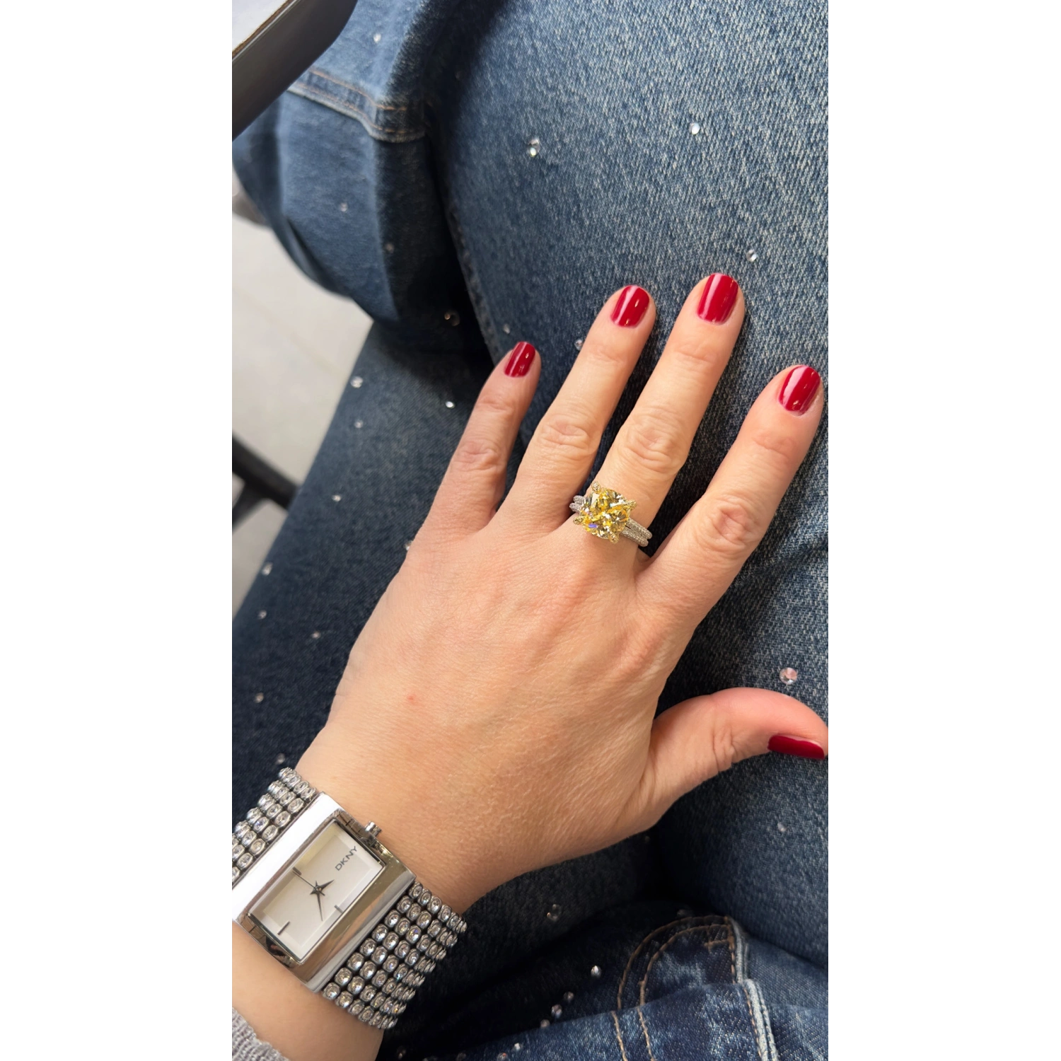 Prenses Sitrin Digrade Yüzük