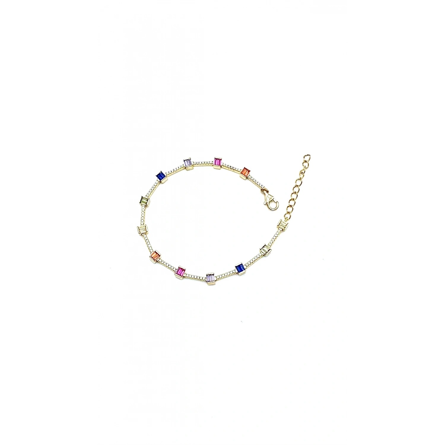 Rainbow Baget Suyolu Bileklik