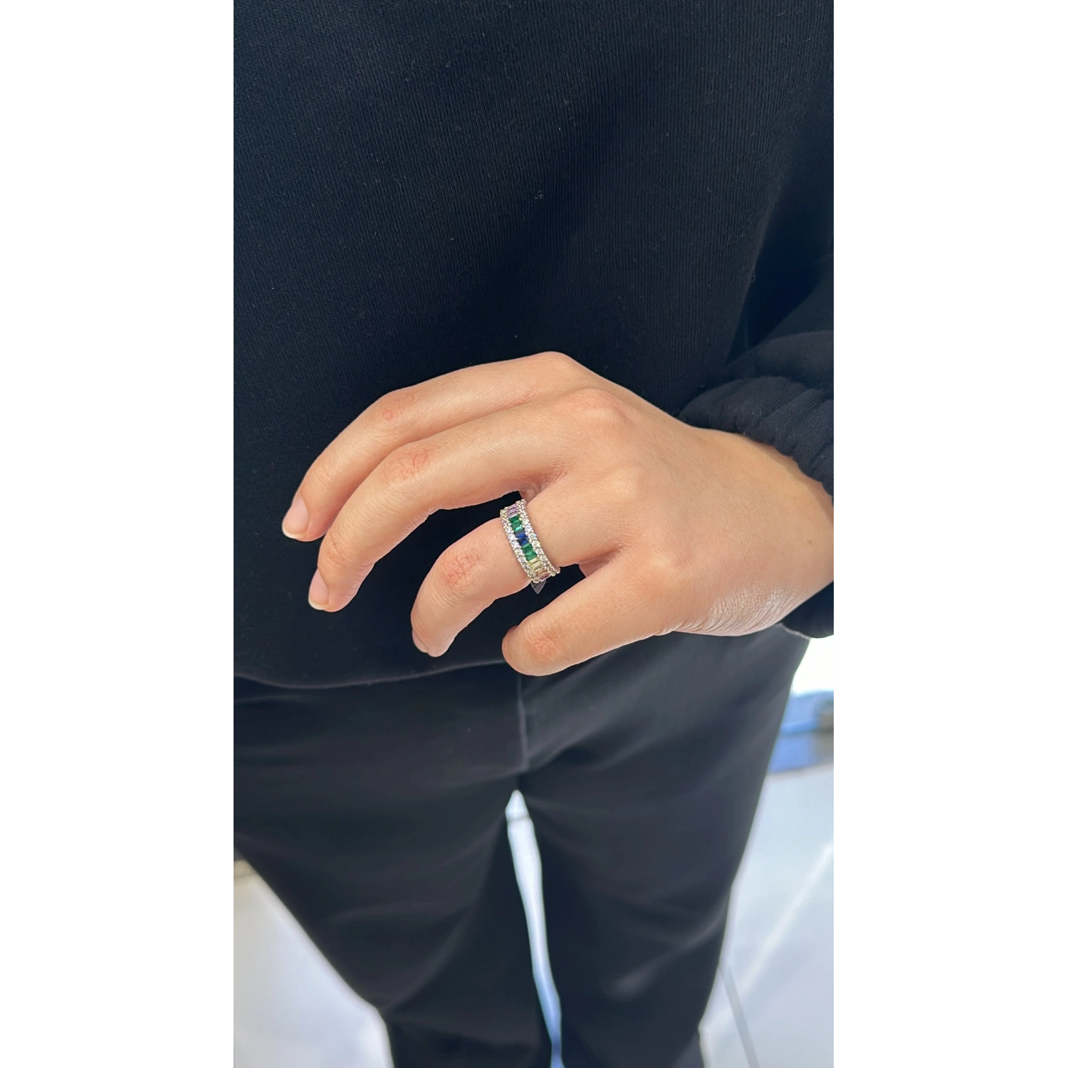 Rainbow Baget Tamtur Yüzük