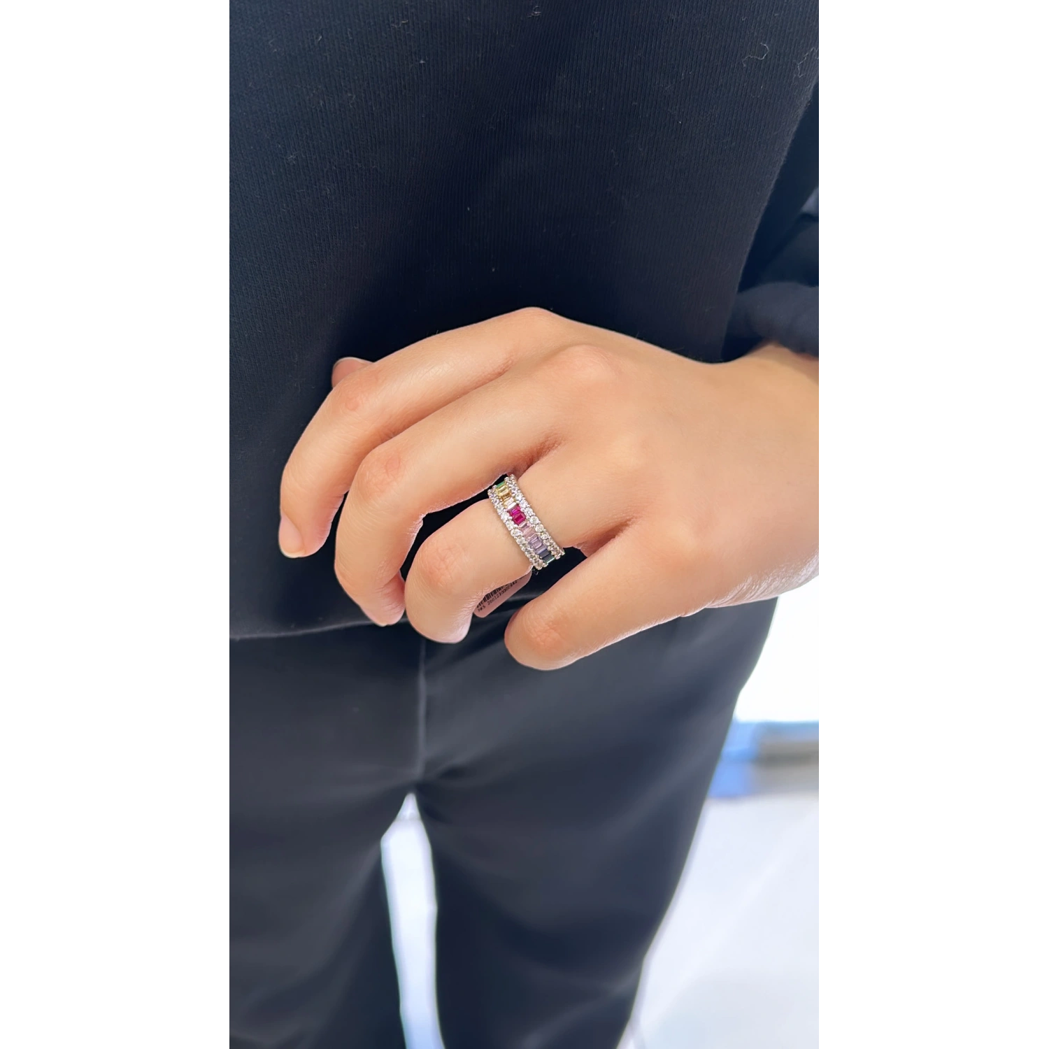 Rainbow Baget Tamtur Yüzük