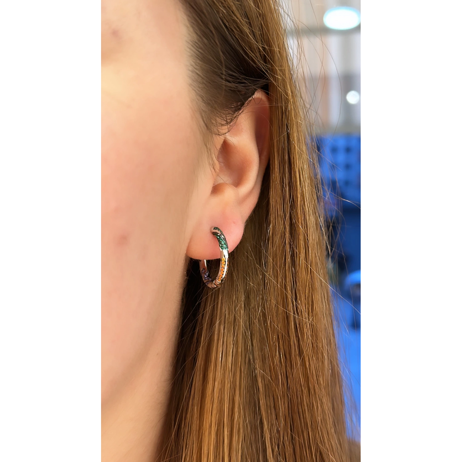 Rainbow Marka Halka Küpe