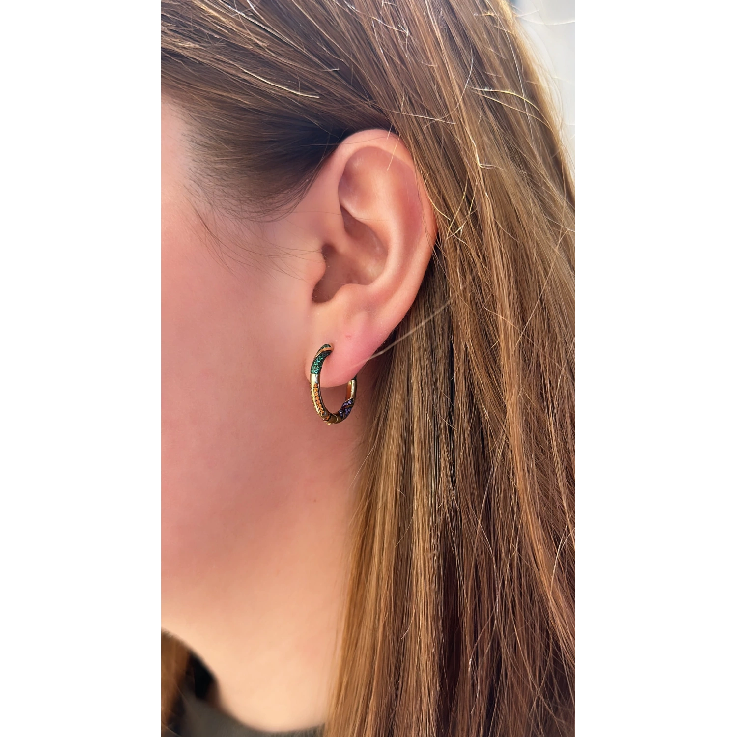 Rainbow Marka Halka Küpe