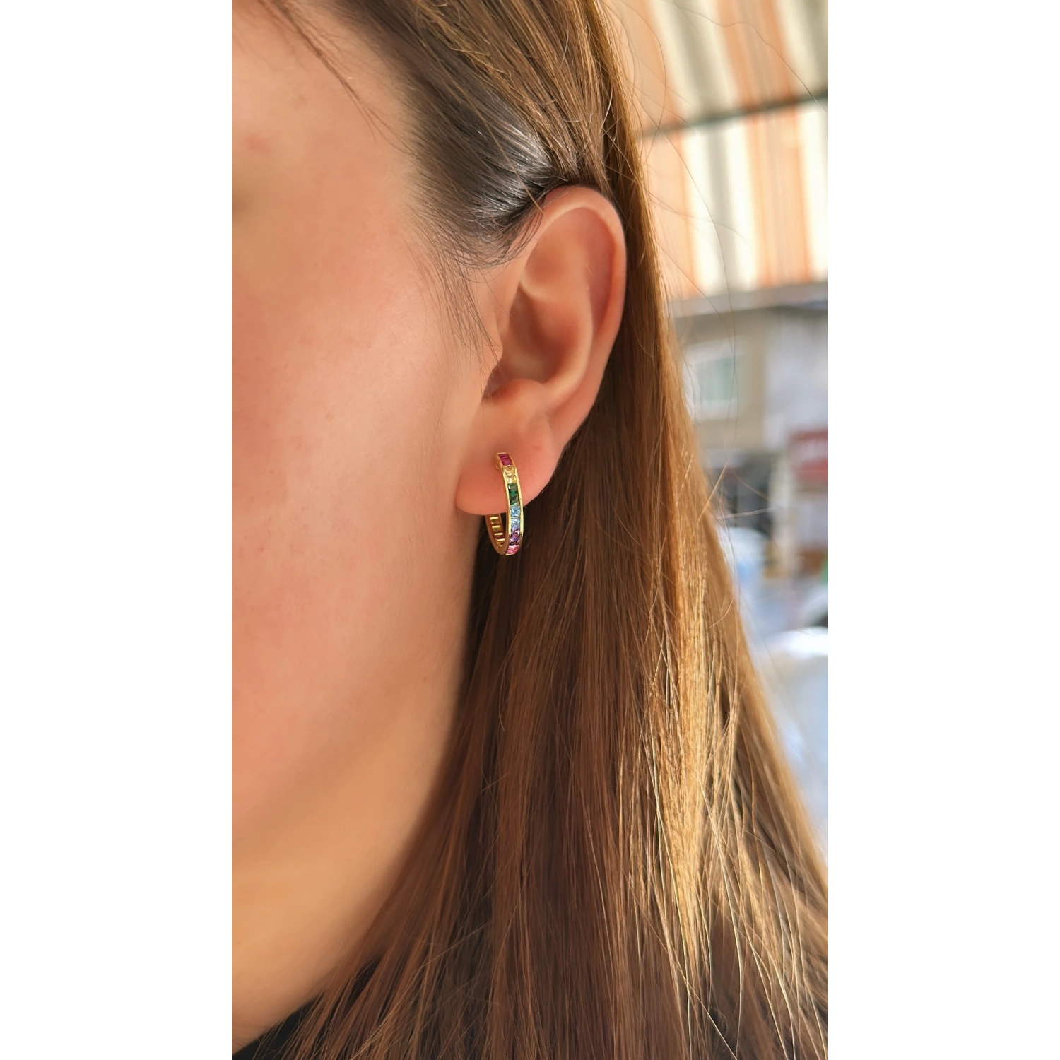 Rainbow Prenses Halka Küpe