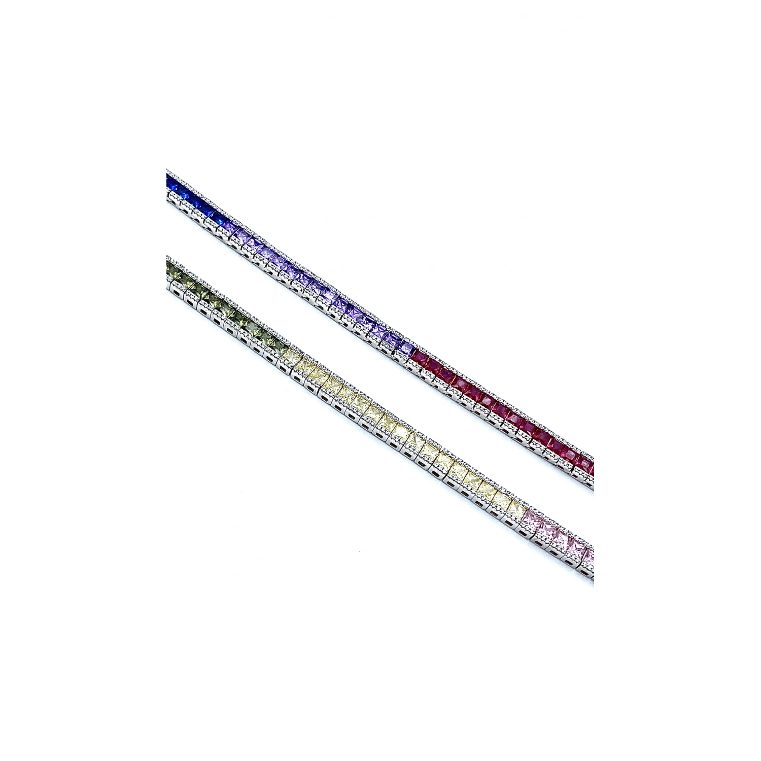 Rainbow Prenses Suyolu Taşlı Gerdanlık Kolye