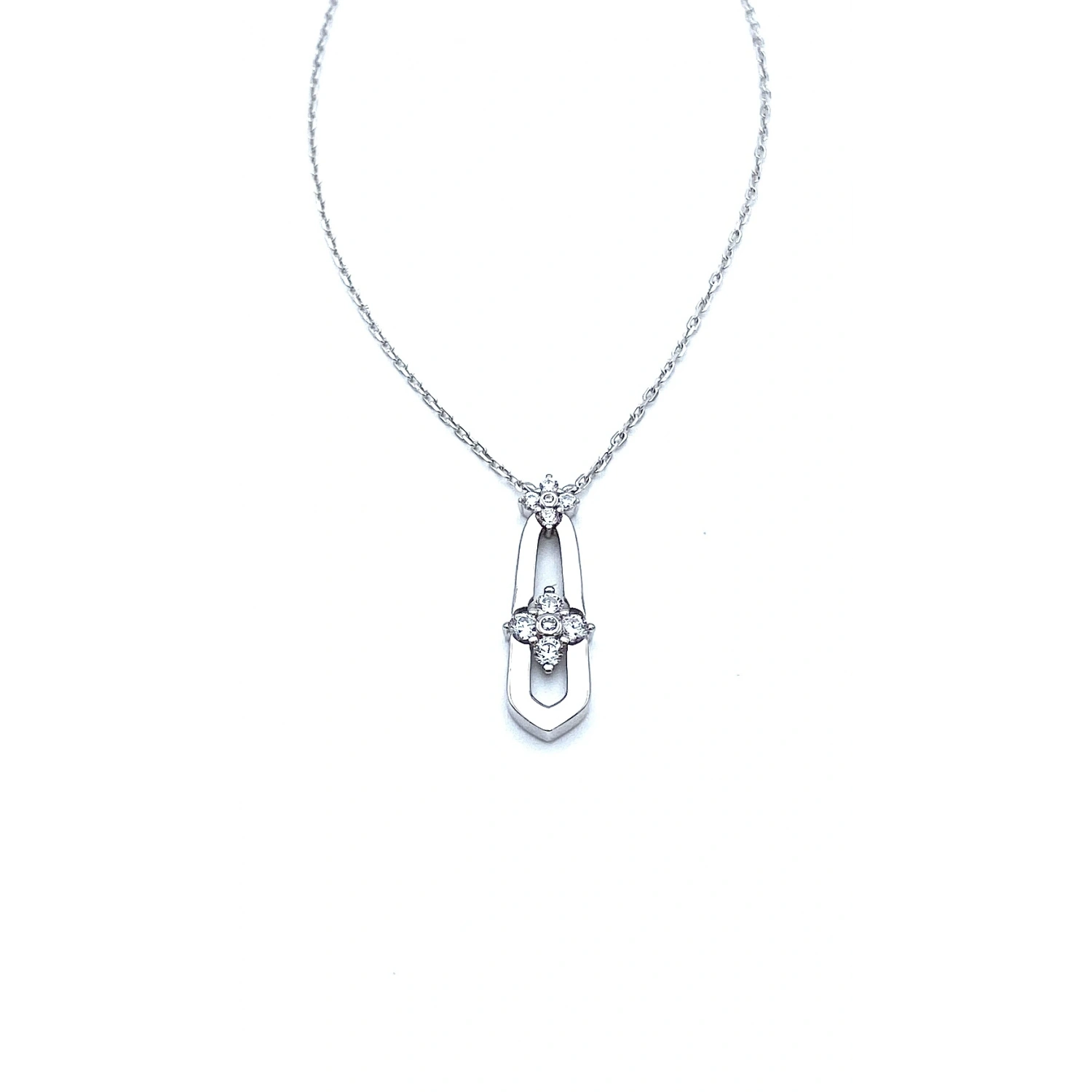 RC Taşlı Damla Kolye