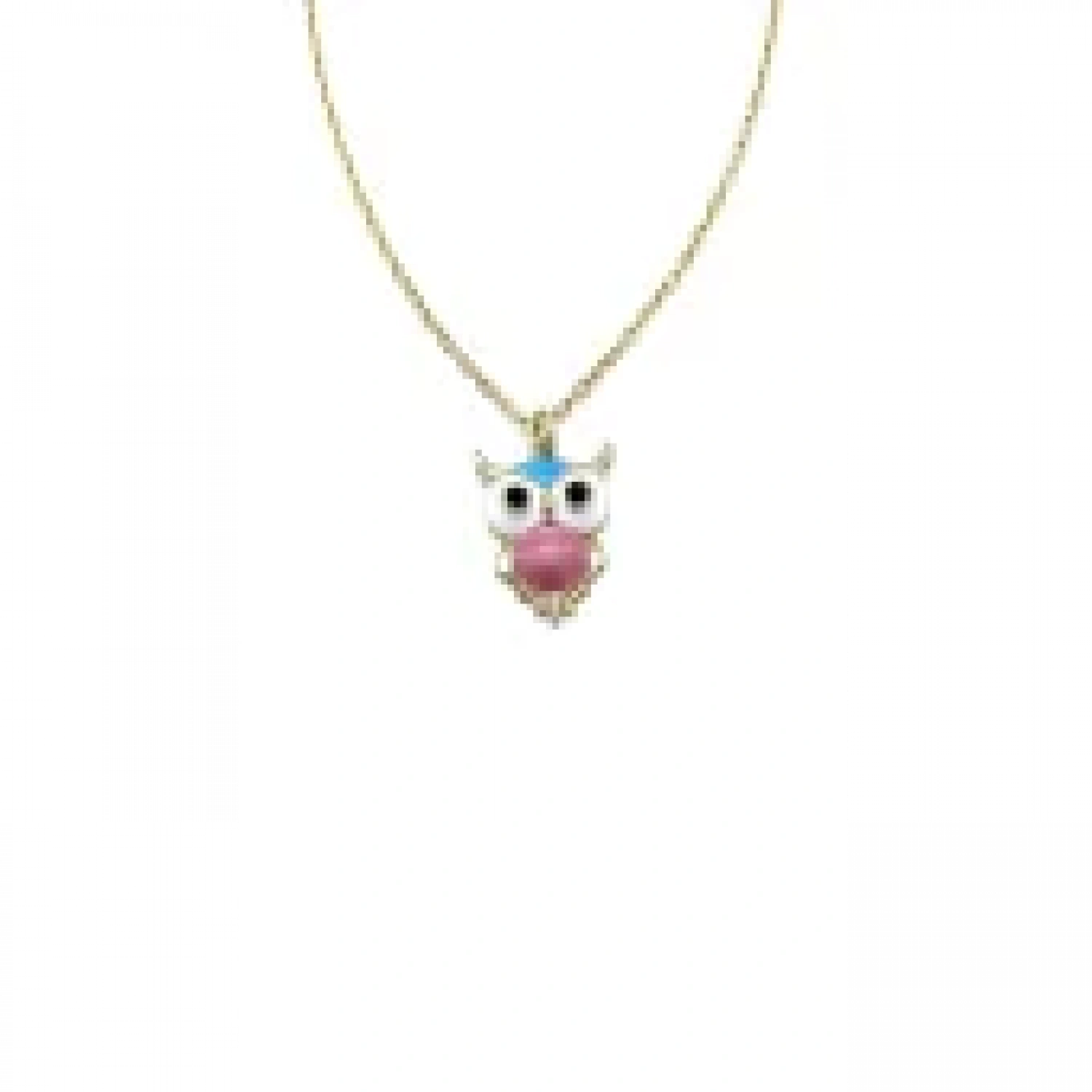 Renkli Baykuş Kolye