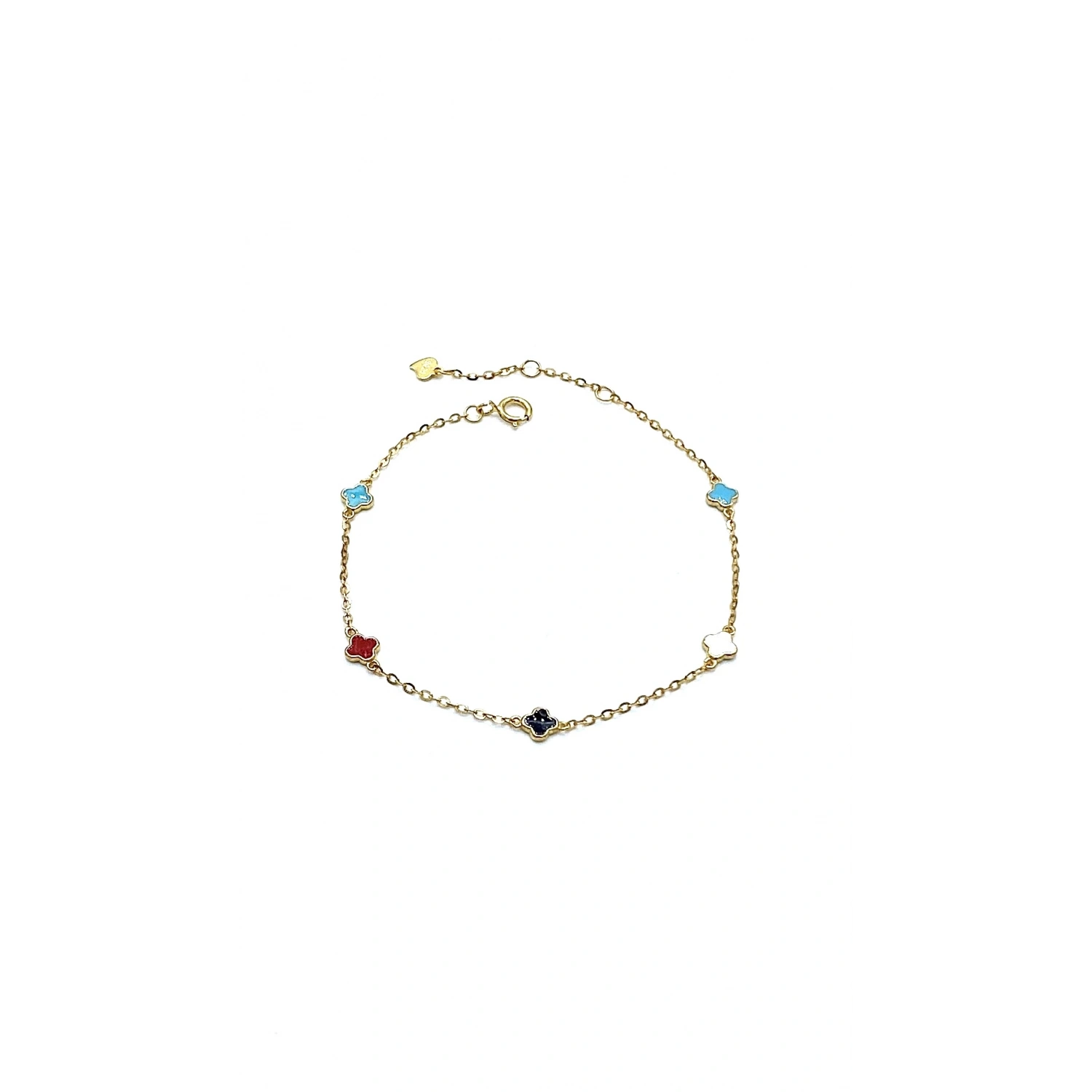 Renkli Mine Yonca Bileklik