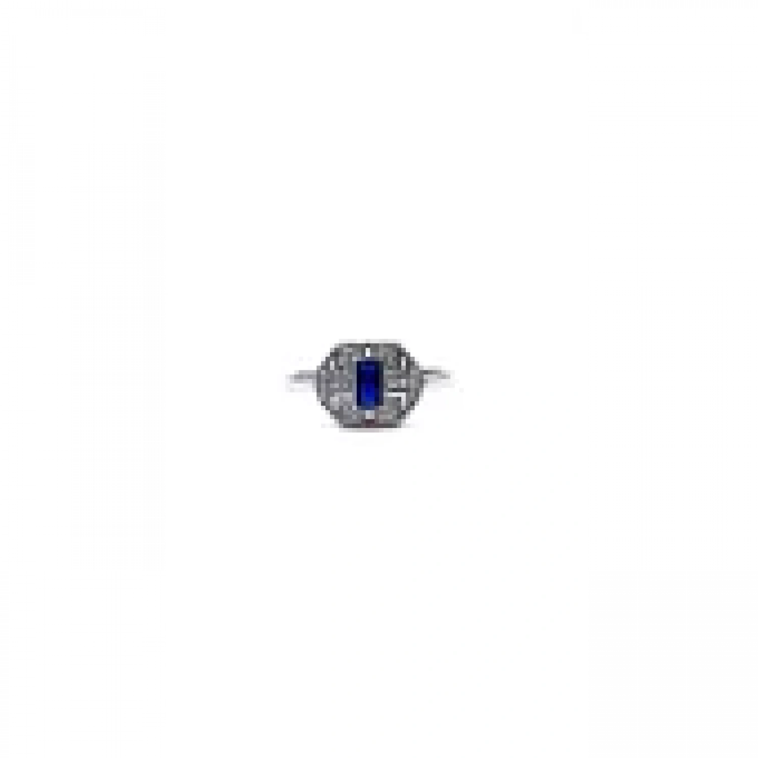 Renkli Taşlı Barok Yüzük