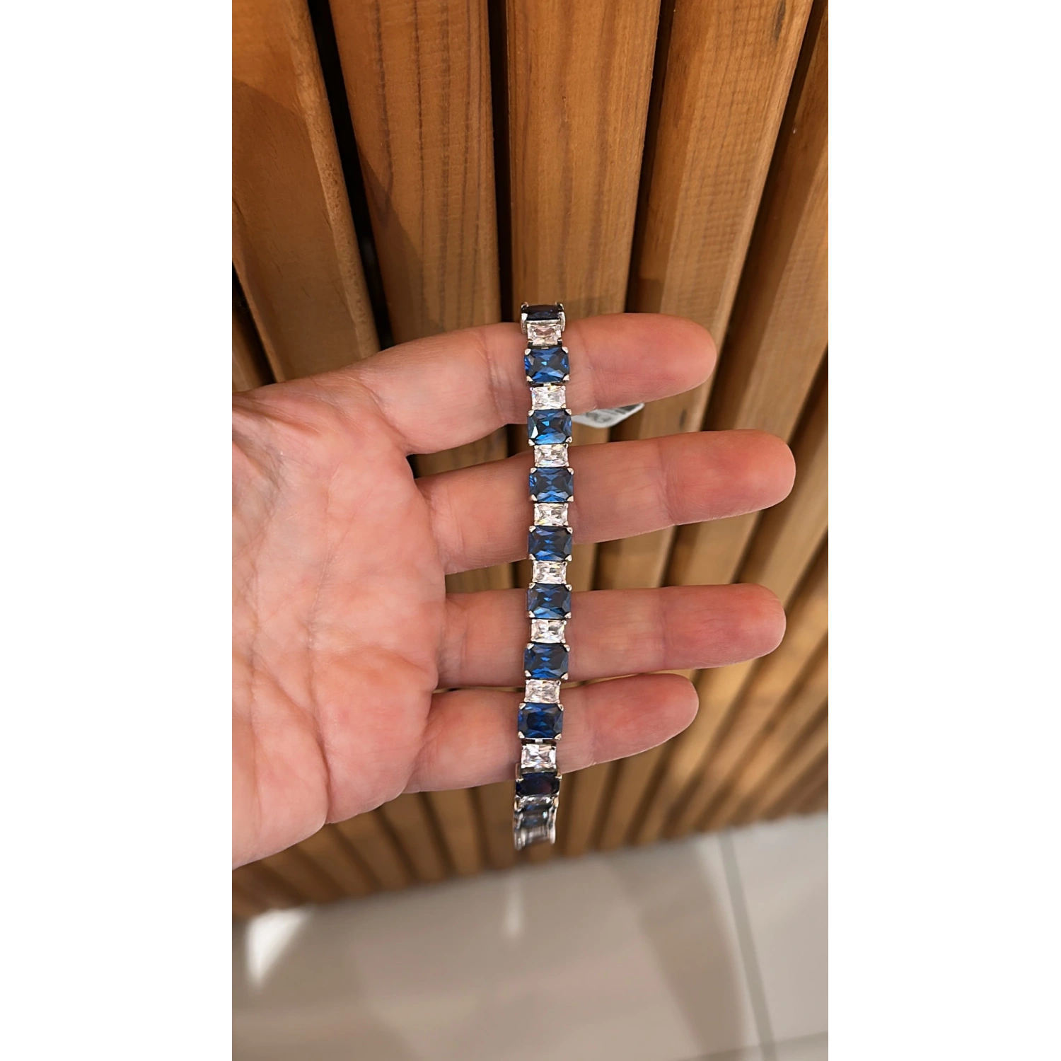 Safir Di Duo Nötr Suyolu Bileklik