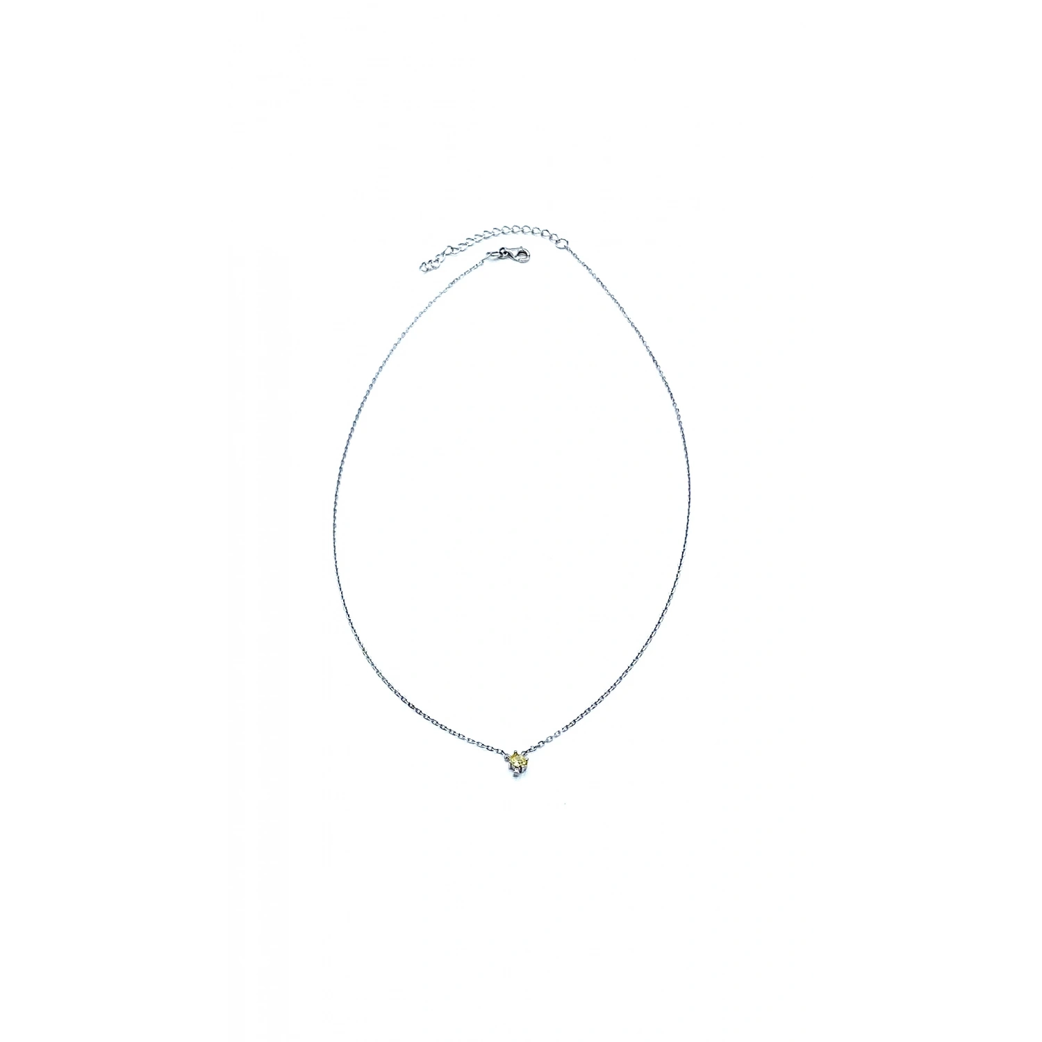 Sarı Mini Damla Kolye