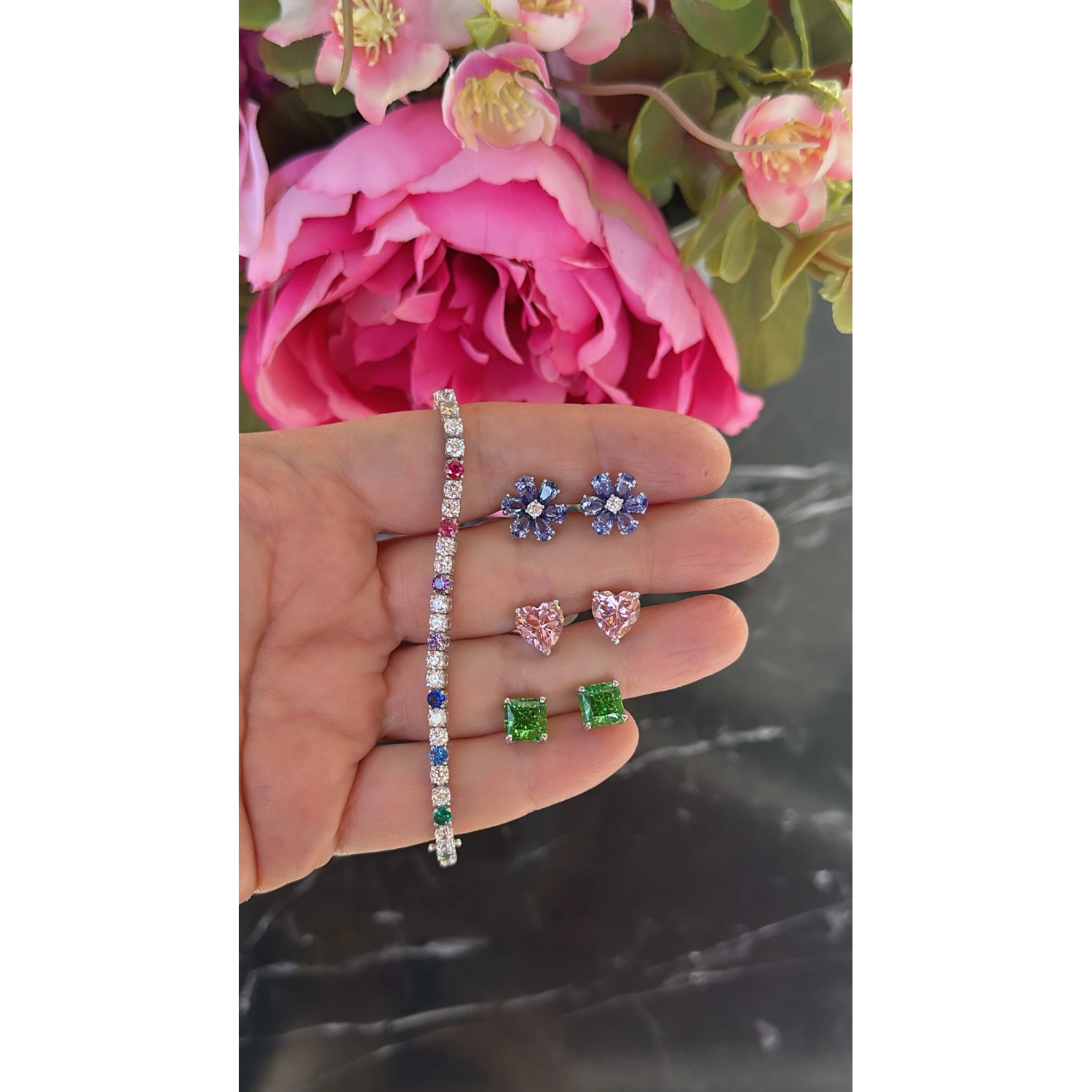 Serpme Rainbow Suyolu Bileklik