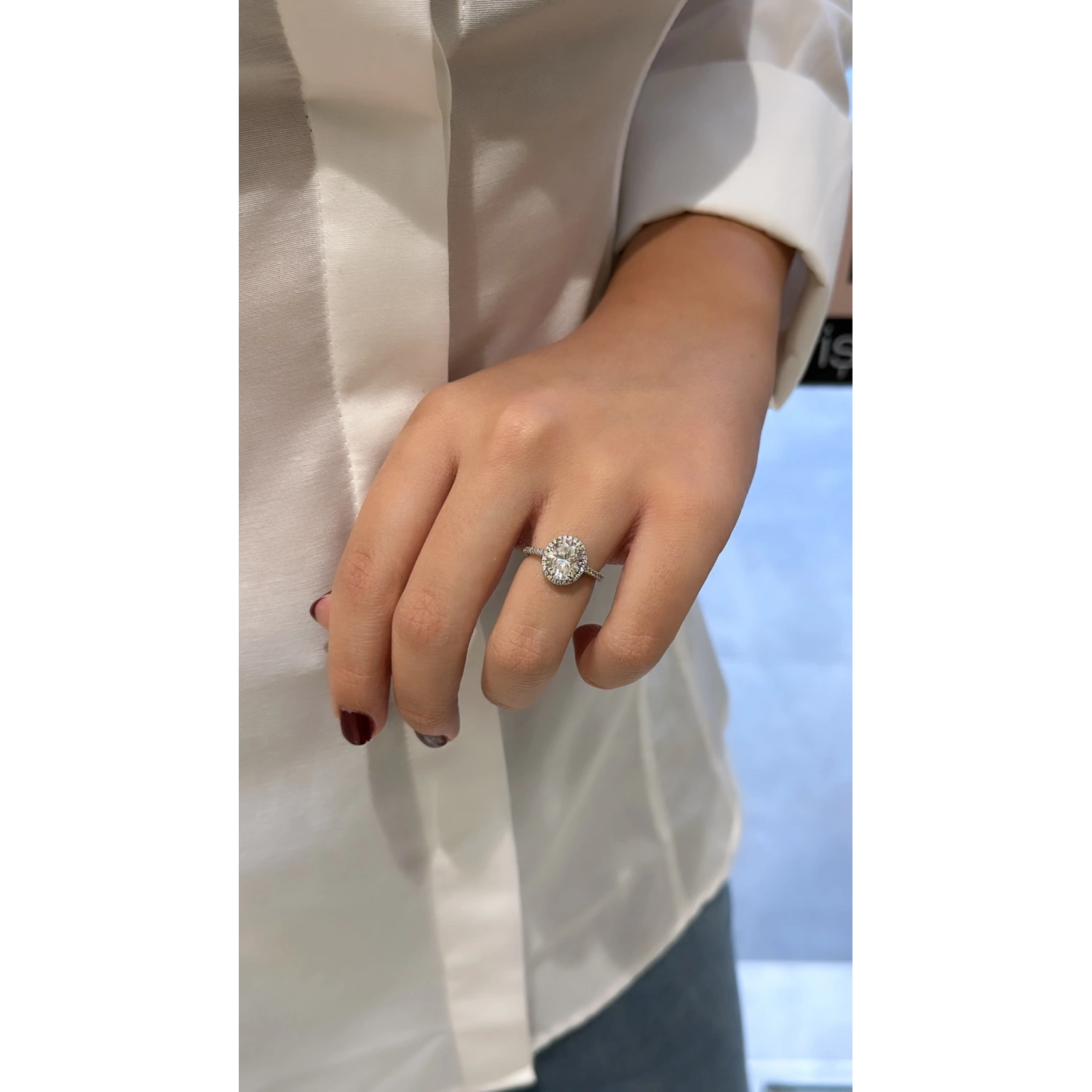 Sertifikalı Mozanit Duchess Yüzük