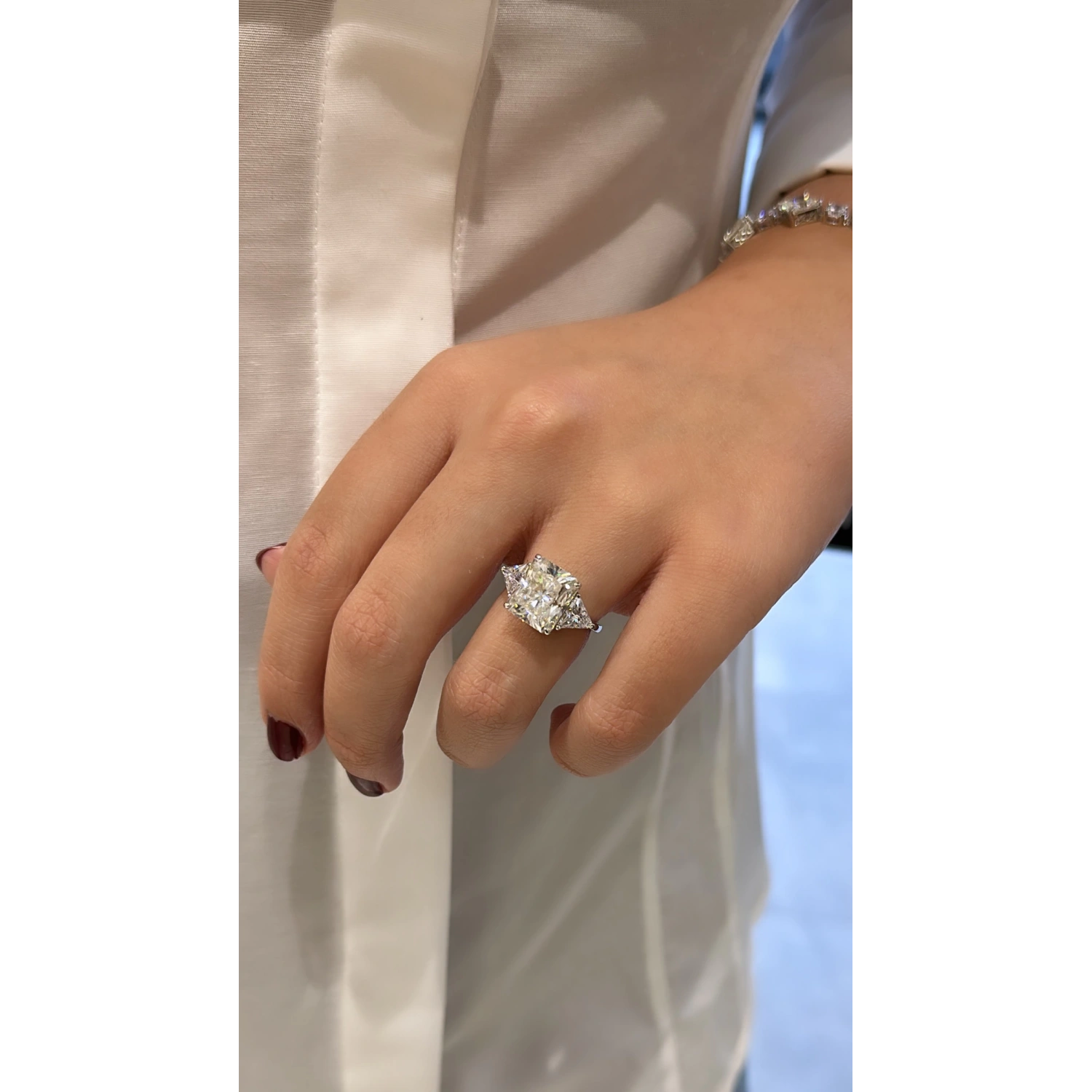 Sertifikalı Mozanit Queen Yüzük