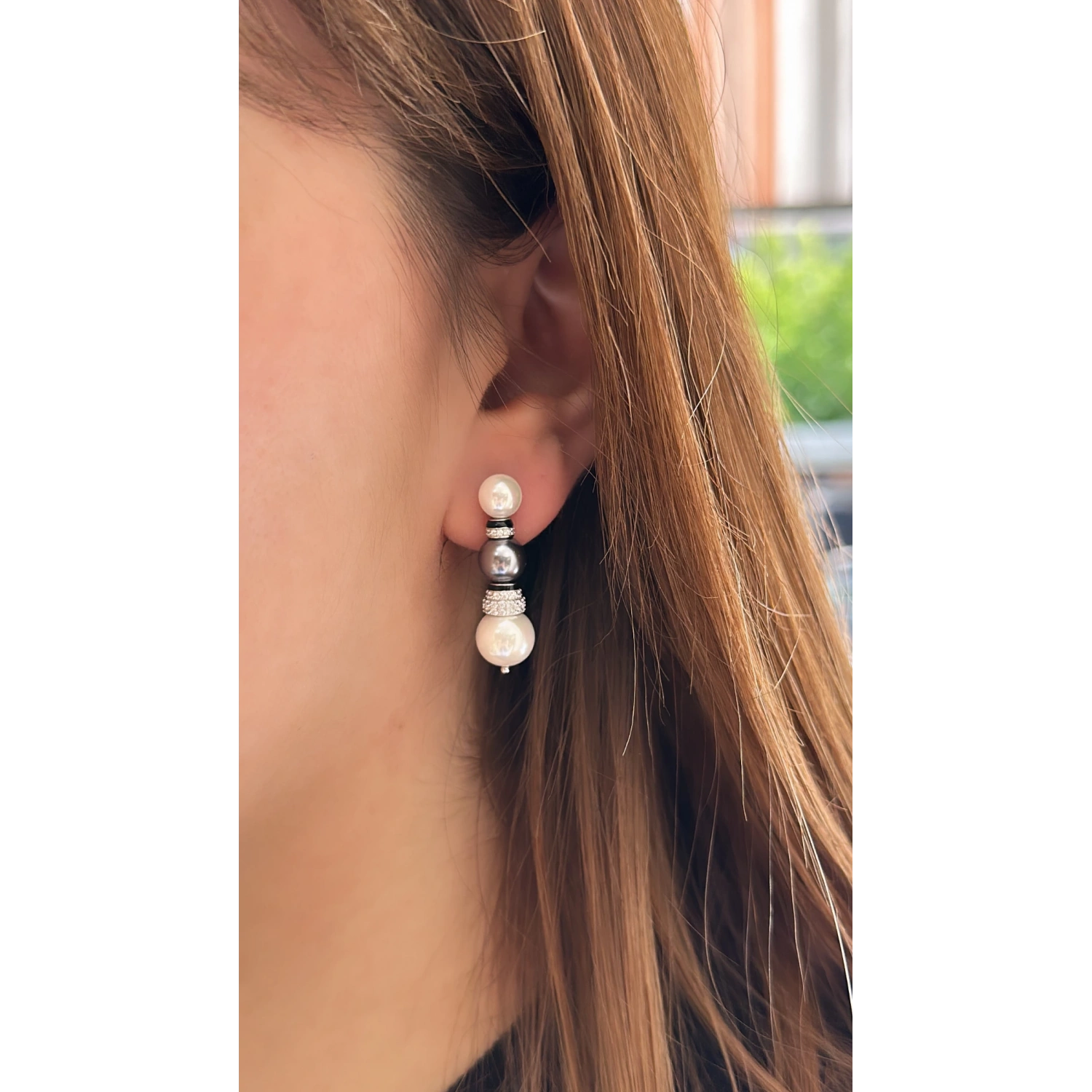 Shiny Pearl Tasarım Küpe