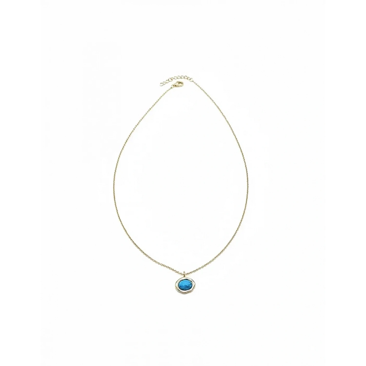 Sophie Oval Firuze Kolye