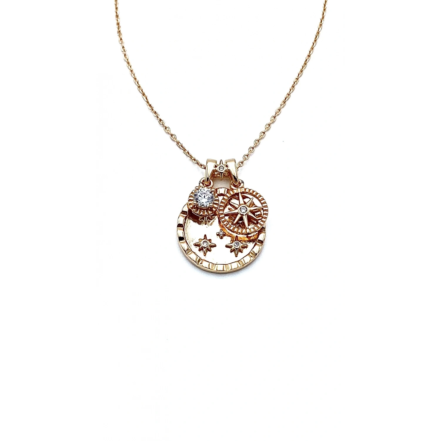 Sophie Yıldız Madalyon Kolye