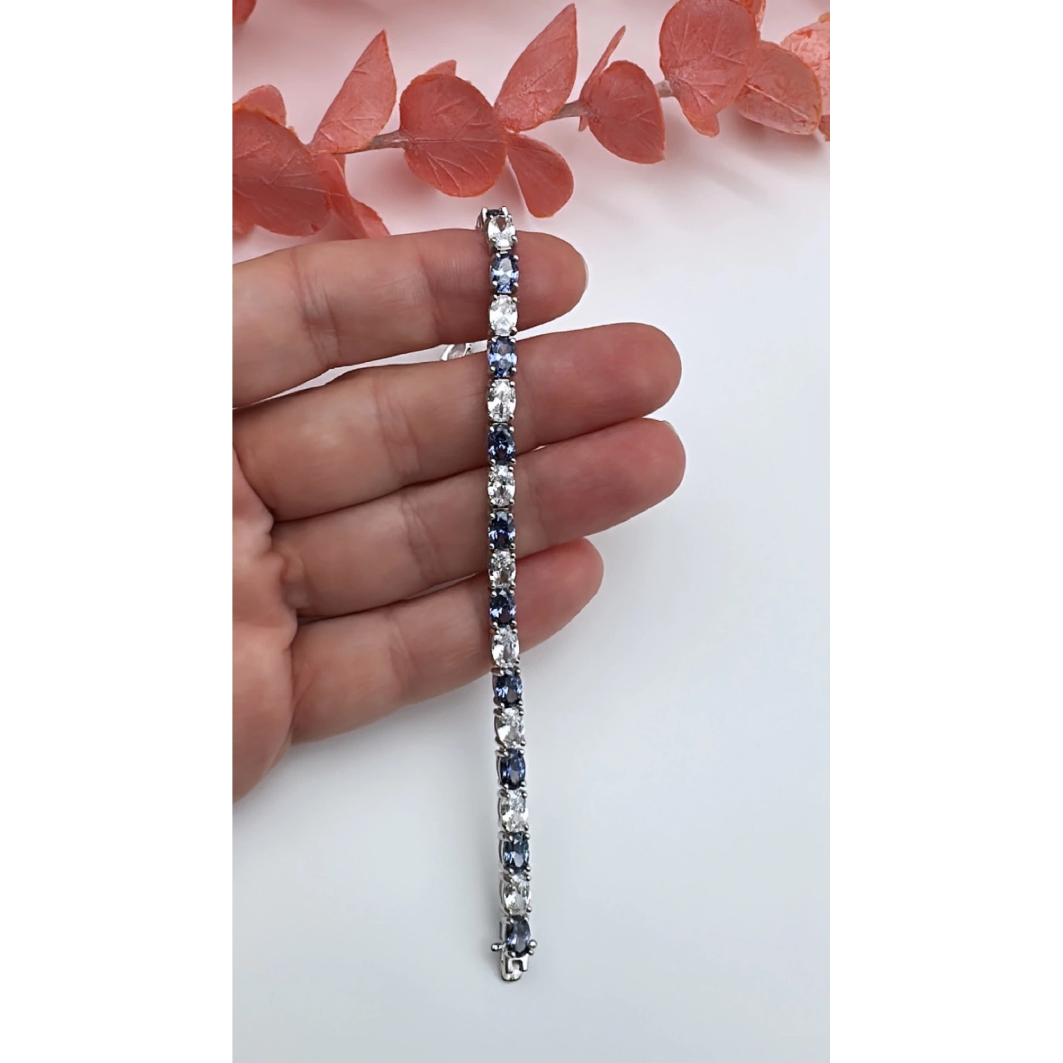 Tanzanit Oval Taşlı Suyolu Bileklik