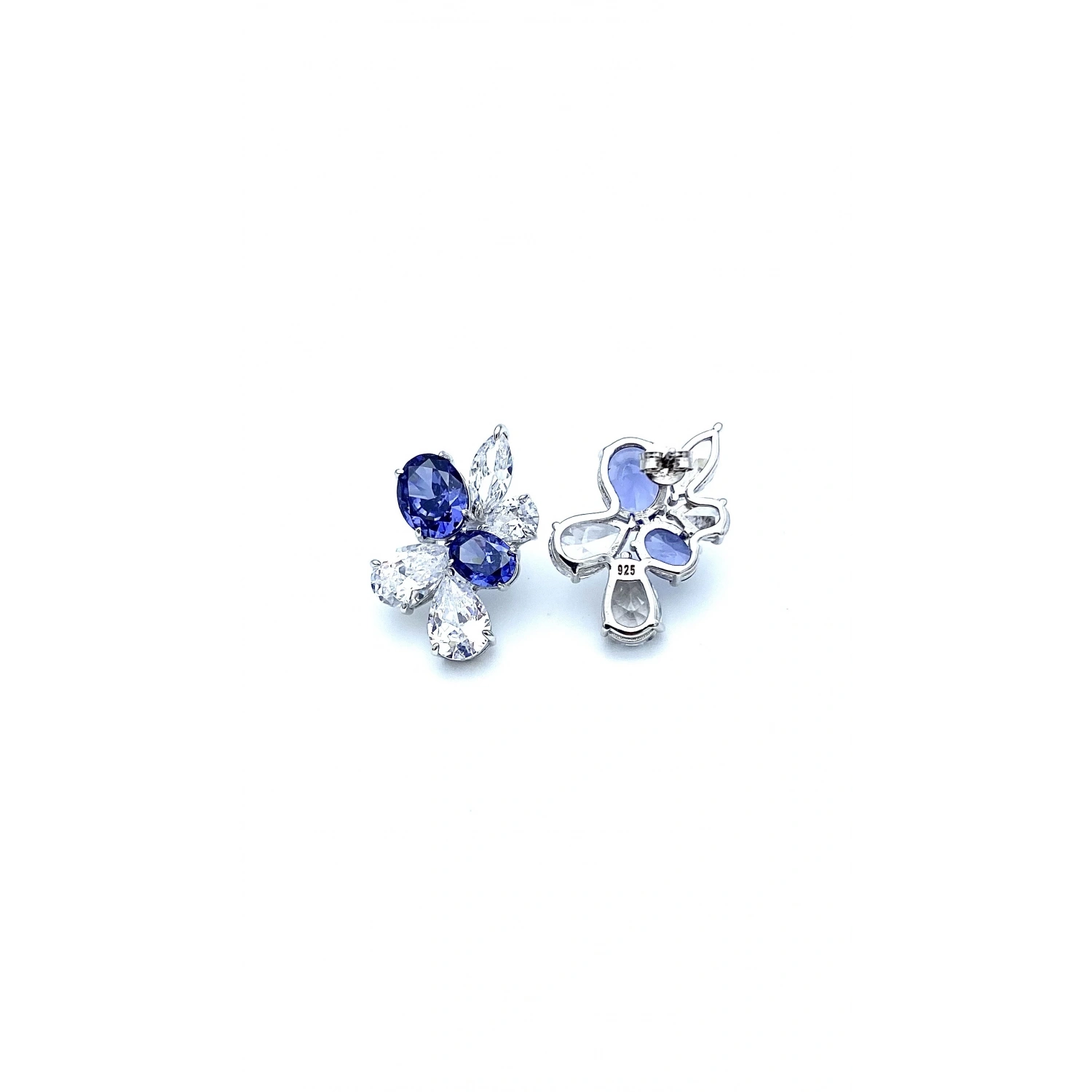 Tanzanite Bouquet Küpe