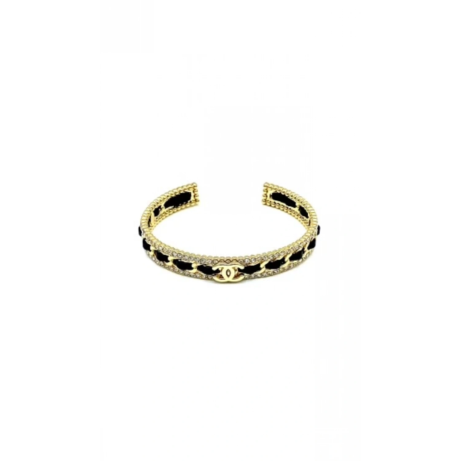 Taş ve Deri Detaylı Marka Kelepçe